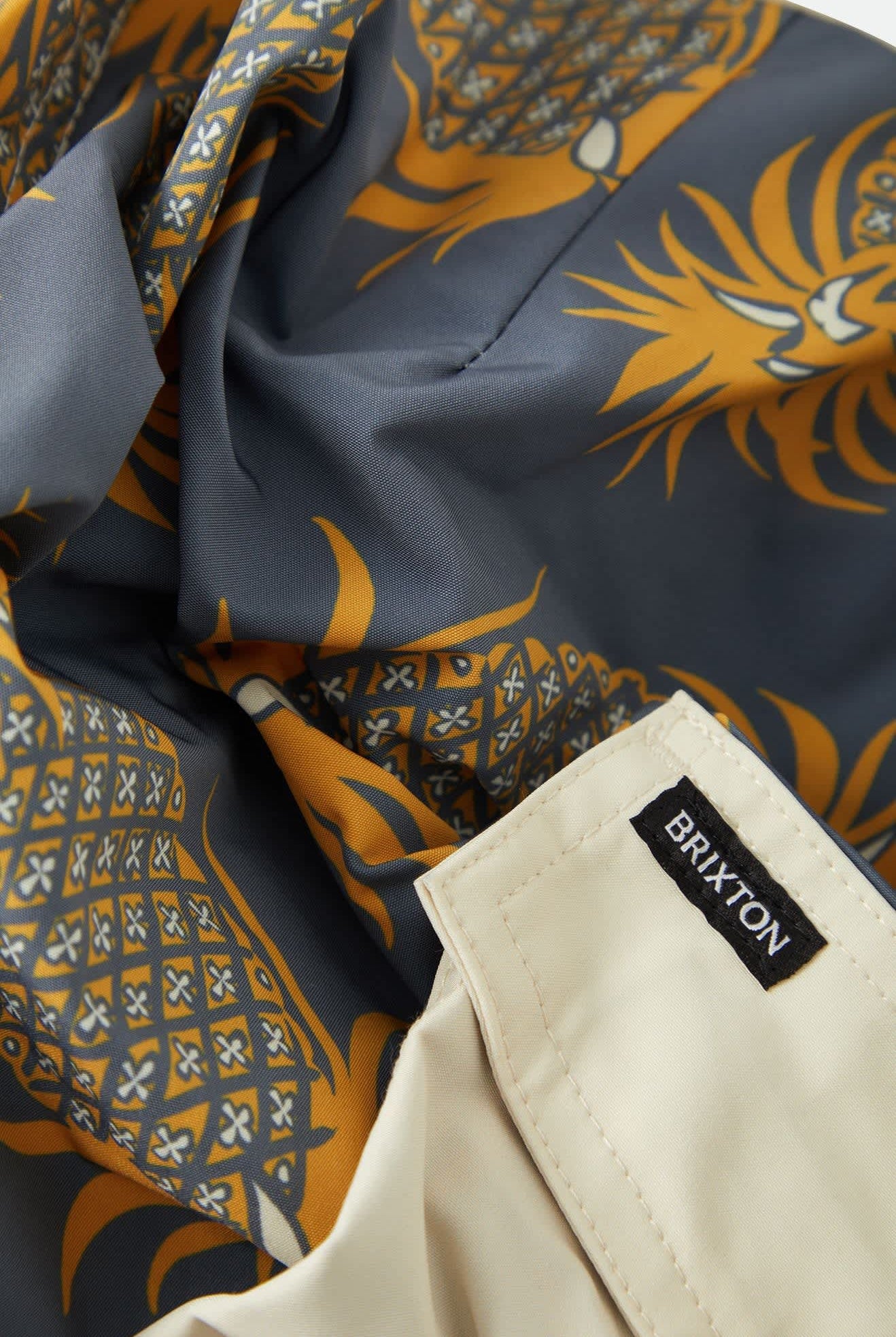 Men's Classic Trunk 17" in the color Future Grey/Golden Pineapple - Additional Laydown image