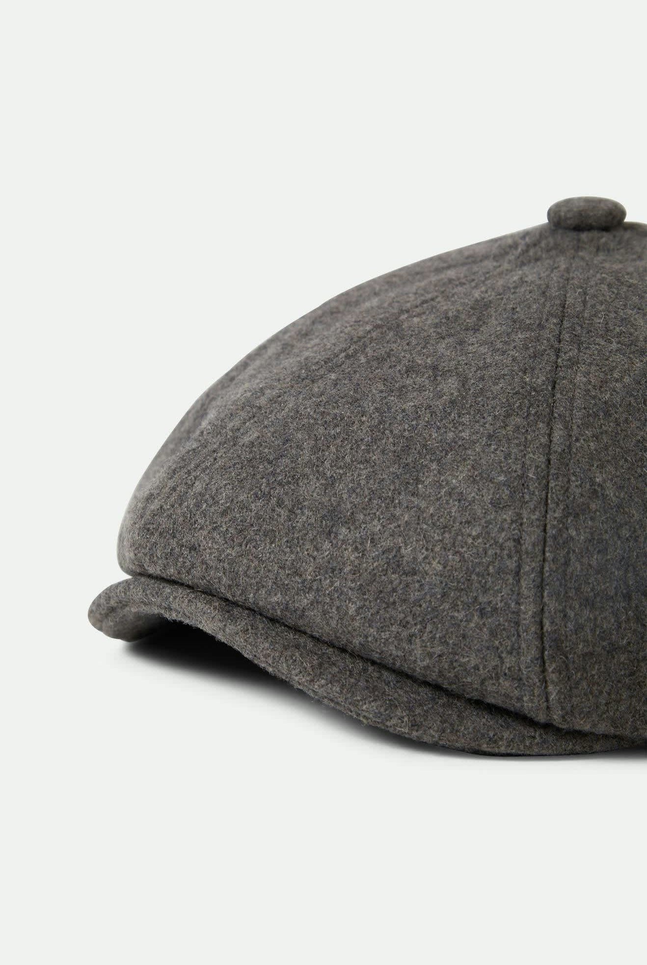 Unisex Brood Flannel Snap Cap in the color Dark Heather Grey/Washed Navy - Additional Laydown image