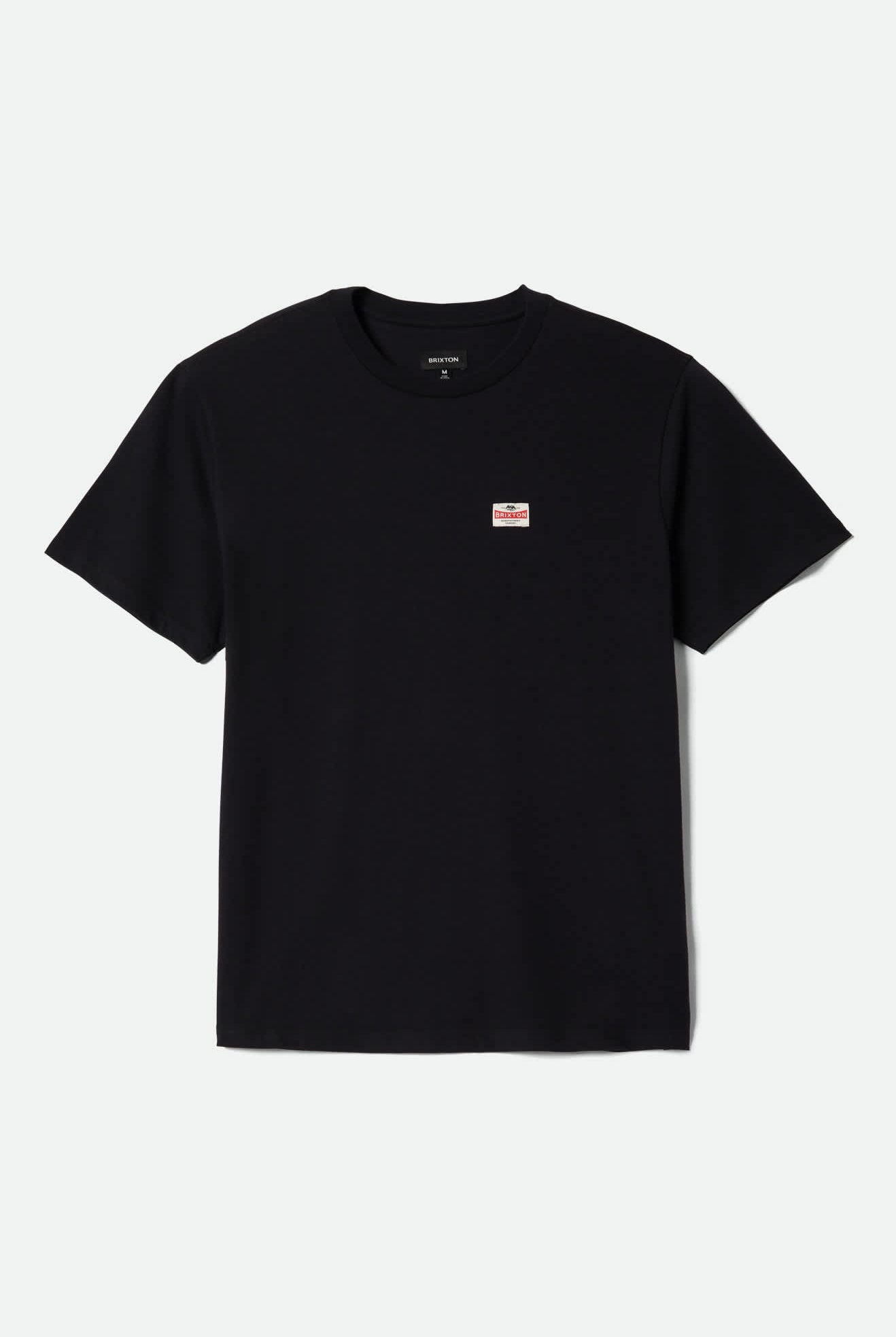 Men's Void S/S Standard T-Shirt in the color Black Worn Wash - Front Product View