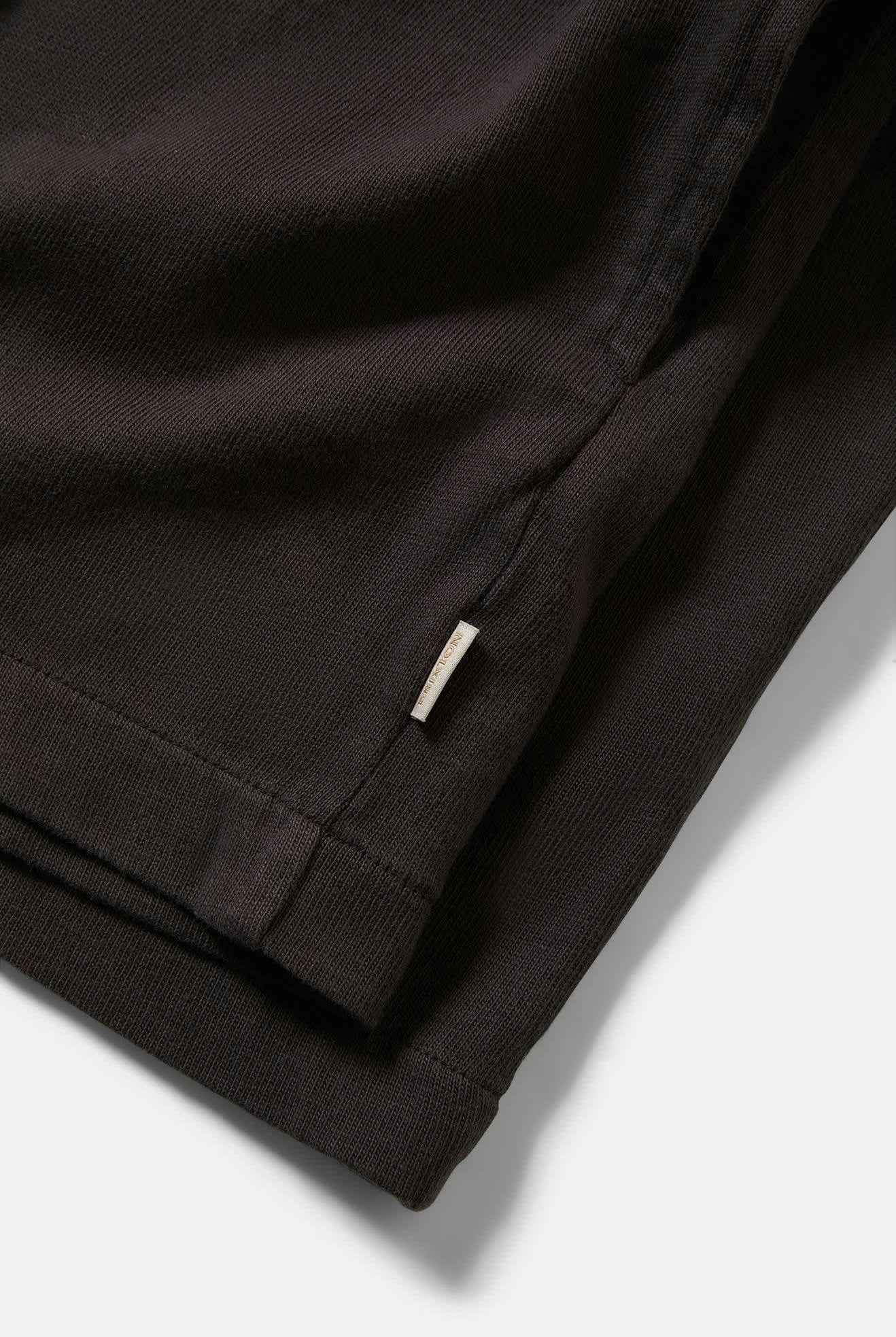 Women's Carefree Organic Garment Dye Lounge Skirt in the color Black - Additional Laydown image