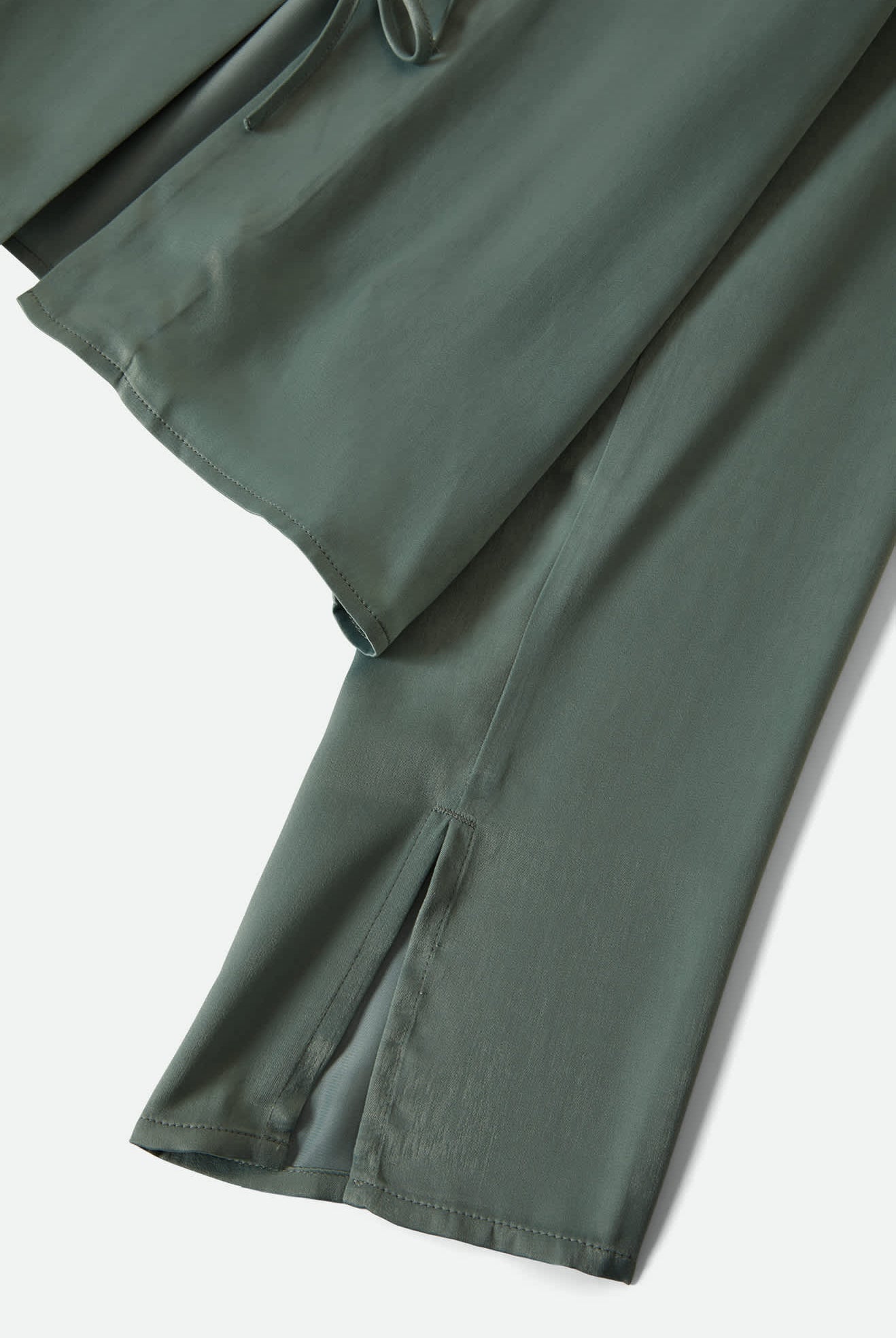 Women's Soho Silky Top in the color Blue Green Shine - Additional Laydown image