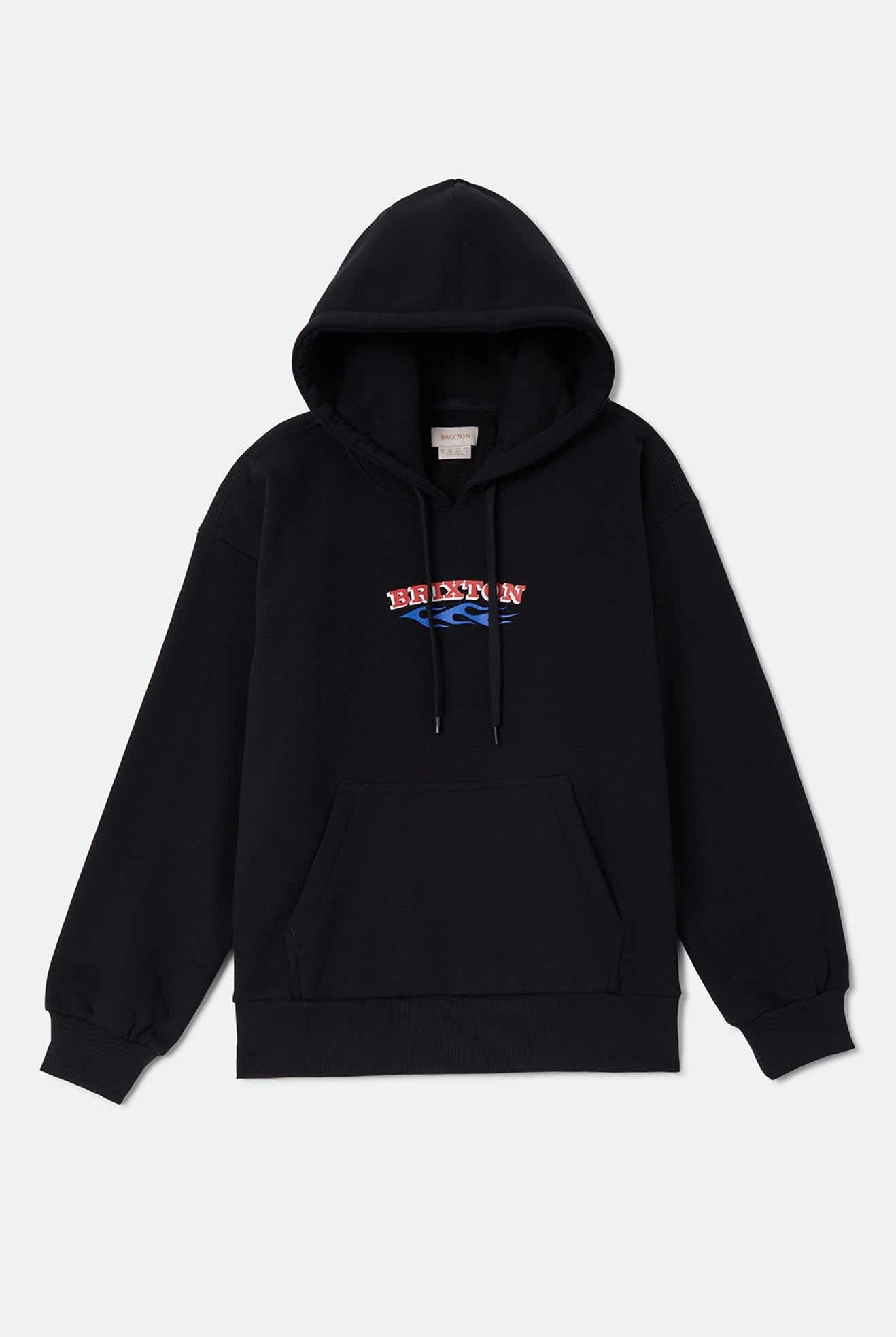 Women's Clifton Hood in the color Black - Front Product View