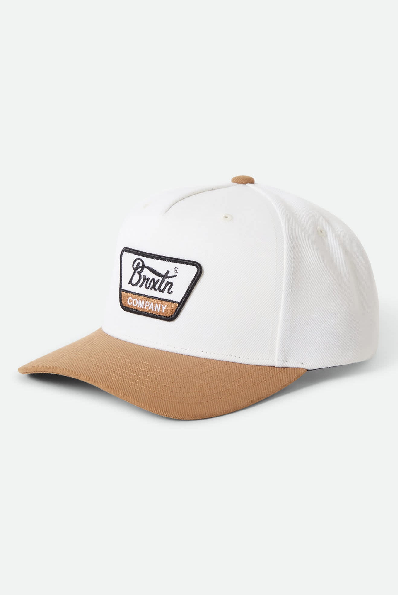 Unisex Linwood Netplus Snapback in the color Off White/Copper - Front Product View
