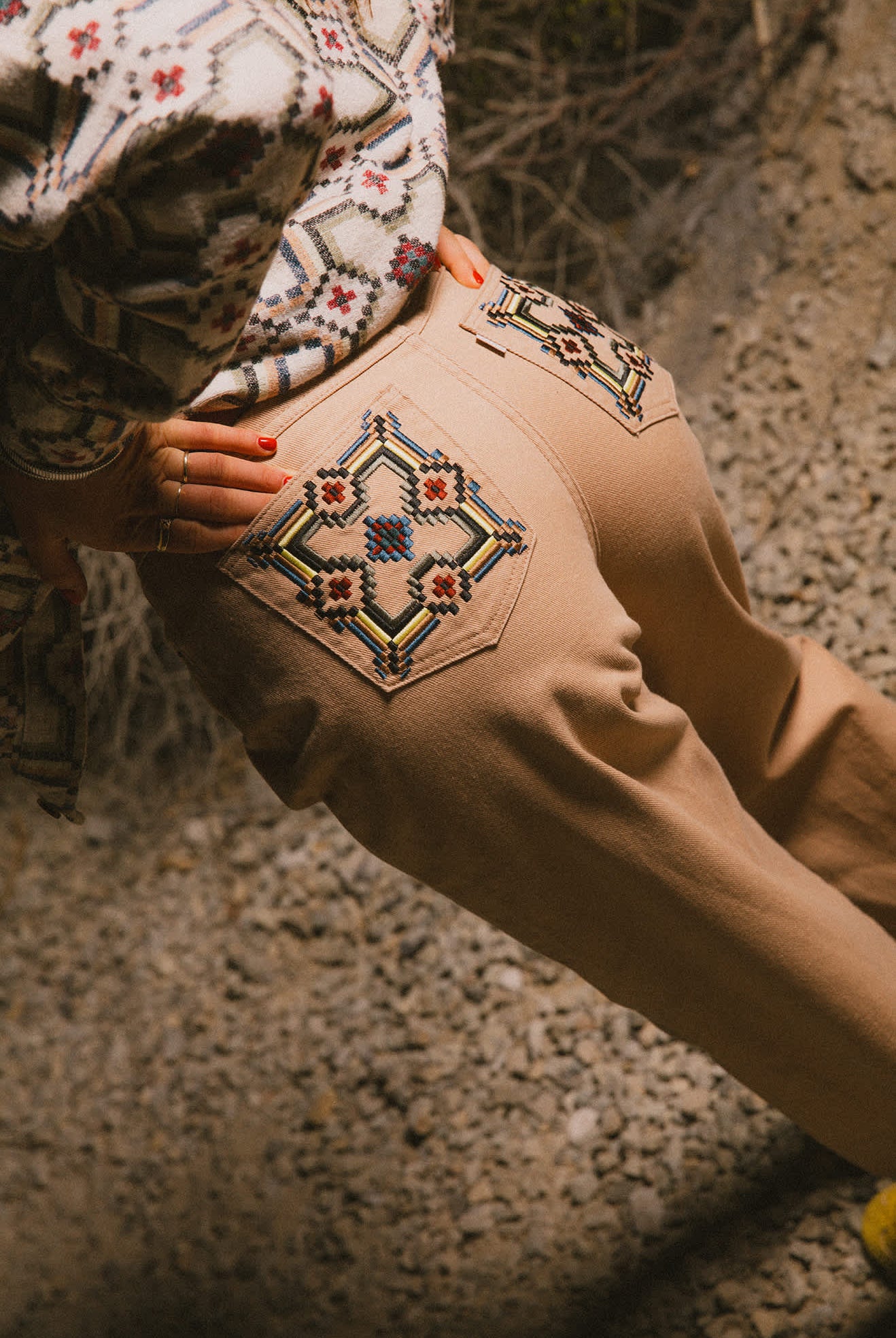 Women's The Chloe 5-Pocket Pant in the color Washed Timeless Taupe - Men's Lifestyle image