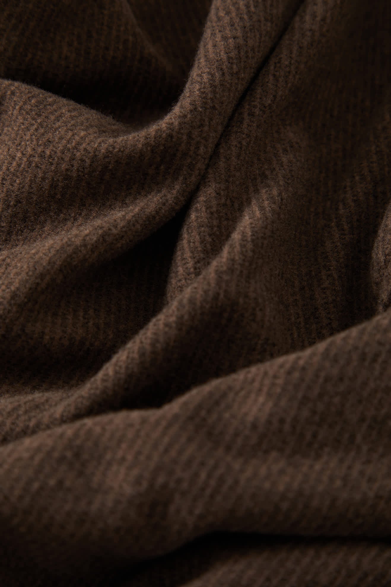Men's Trademark Zip Flannel Jacket in the color Heathered Brown - Additional Laydown image