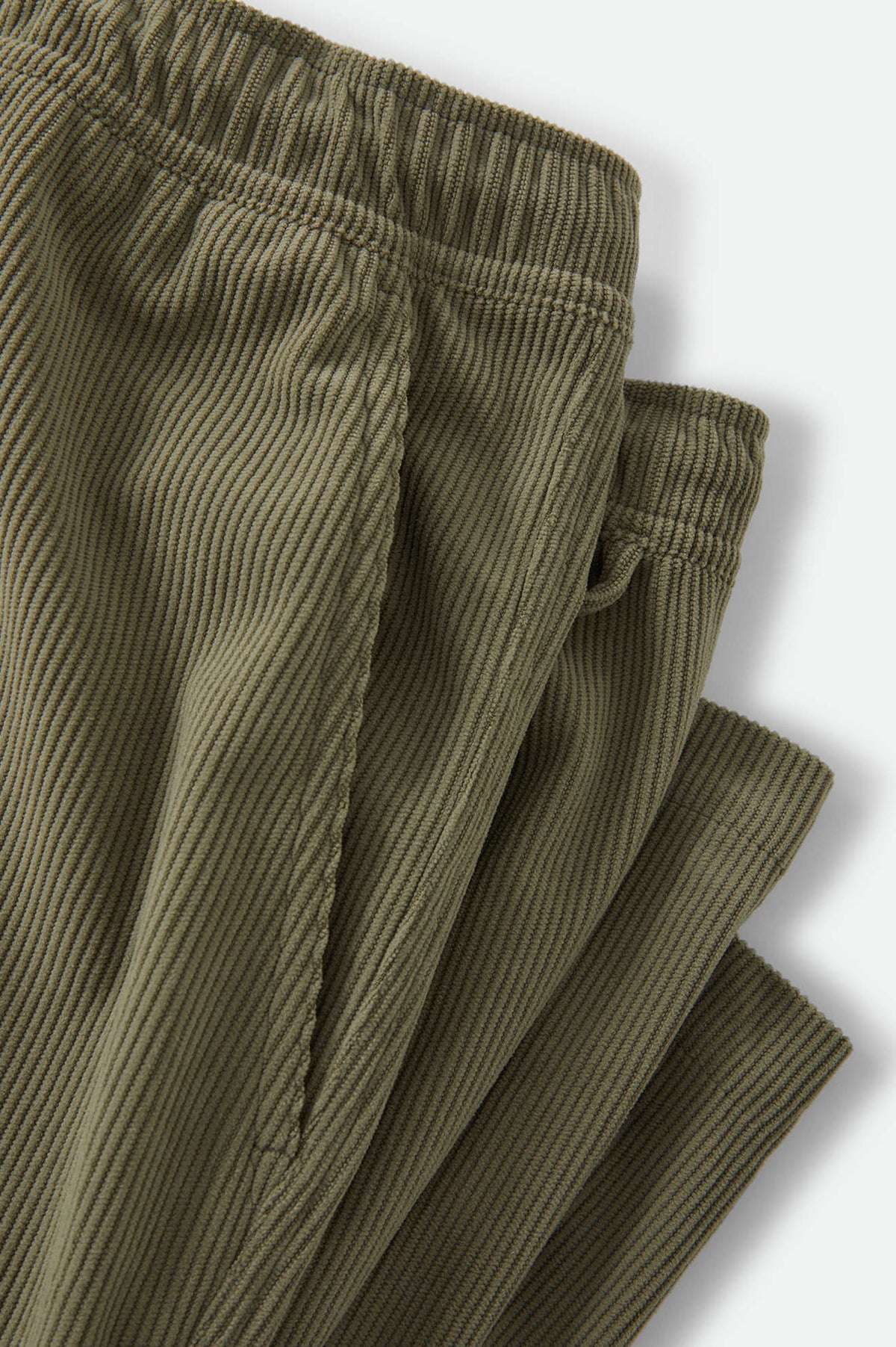 Men's Everyday E-Waist Corduroy Pant in the color Olive Surplus Corduroy - Additional Laydown image