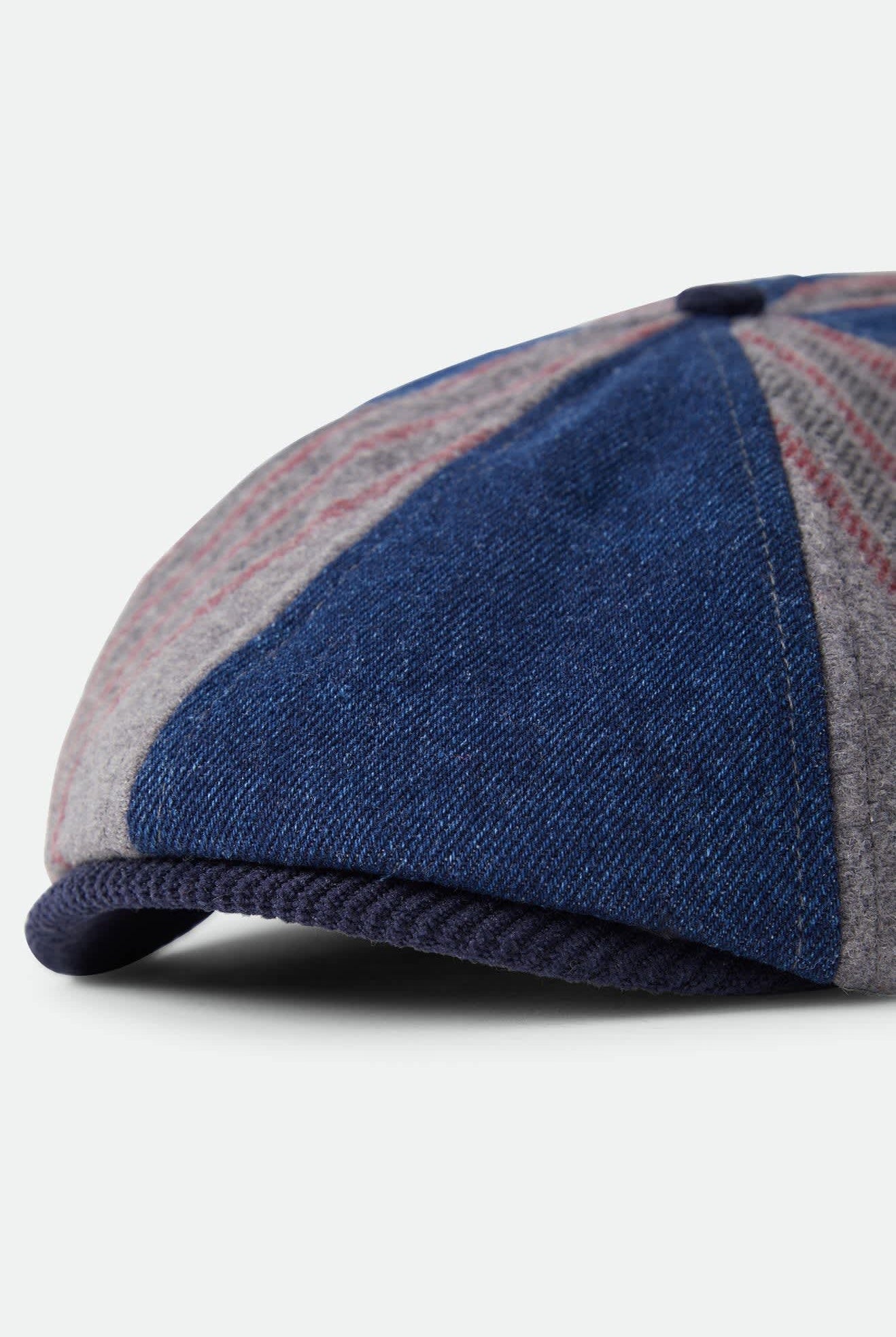 Unisex Altered Threads Brood Baggy Snap Cap in the color Medium Wash Denim - Additional Laydown image