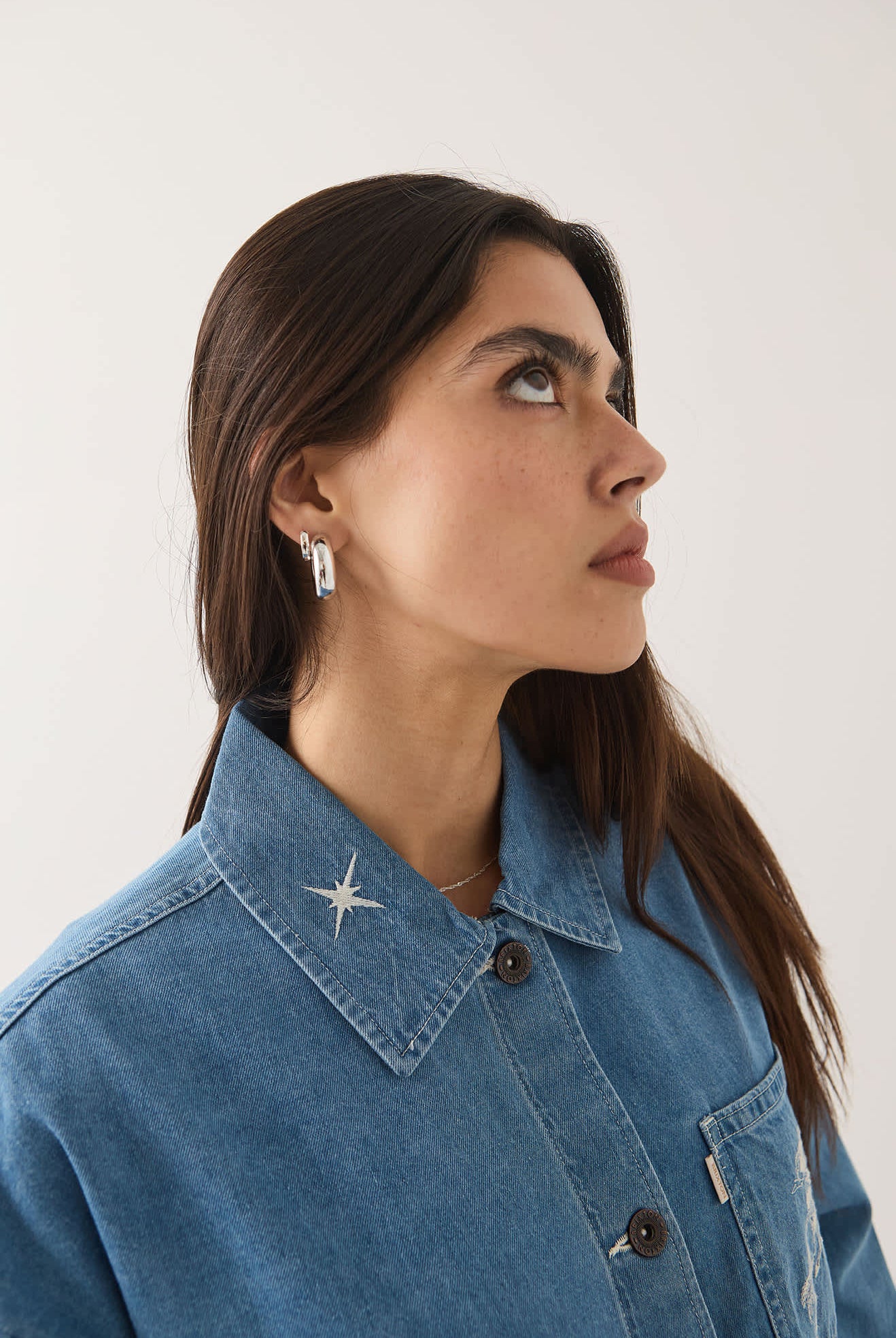 Women's Barn Jacket in the color Light Stone Wash - Additional Fit image