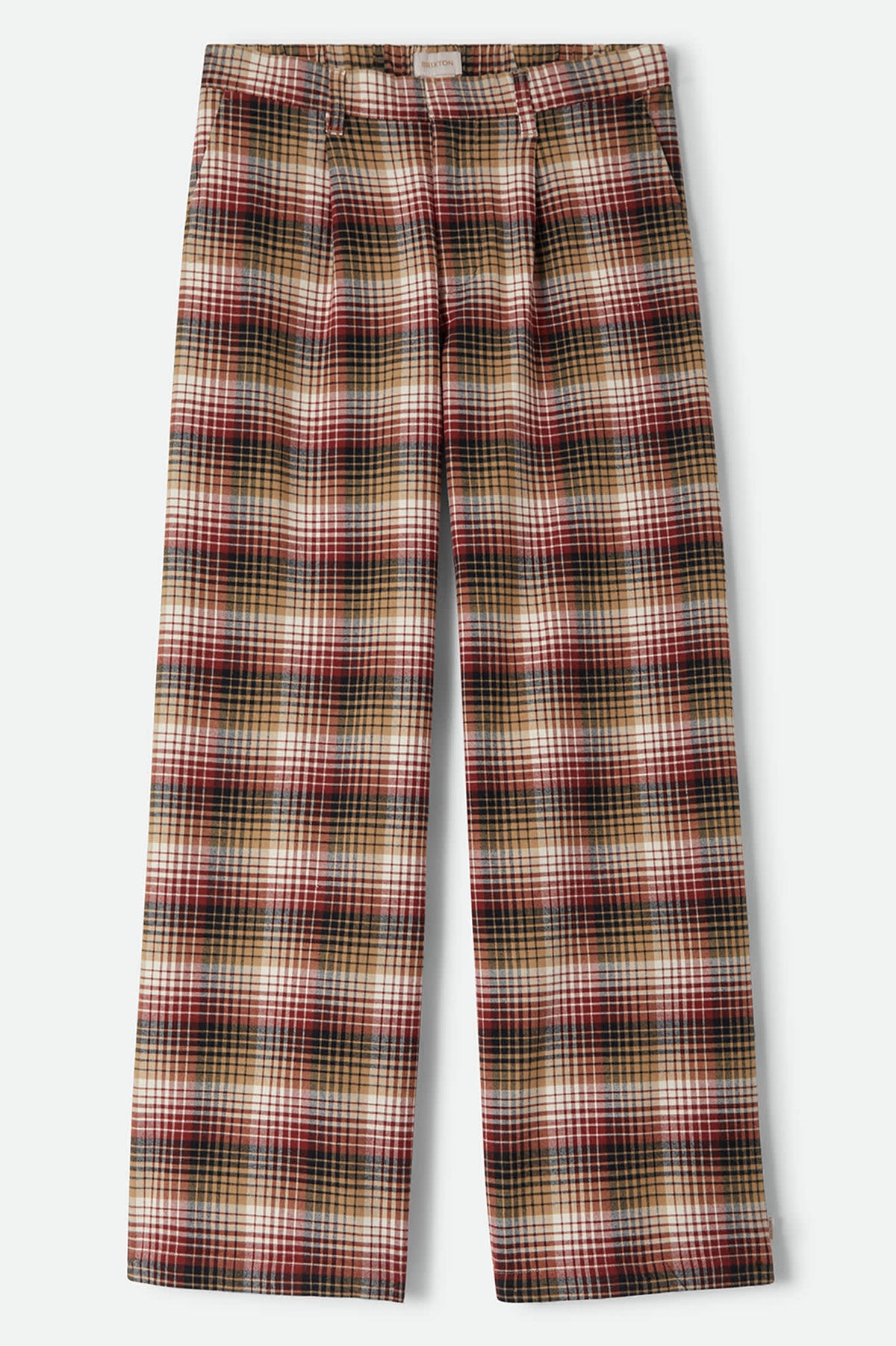 Women's Service Trouser Pant in the color Plaid Mash Up - Front Product View