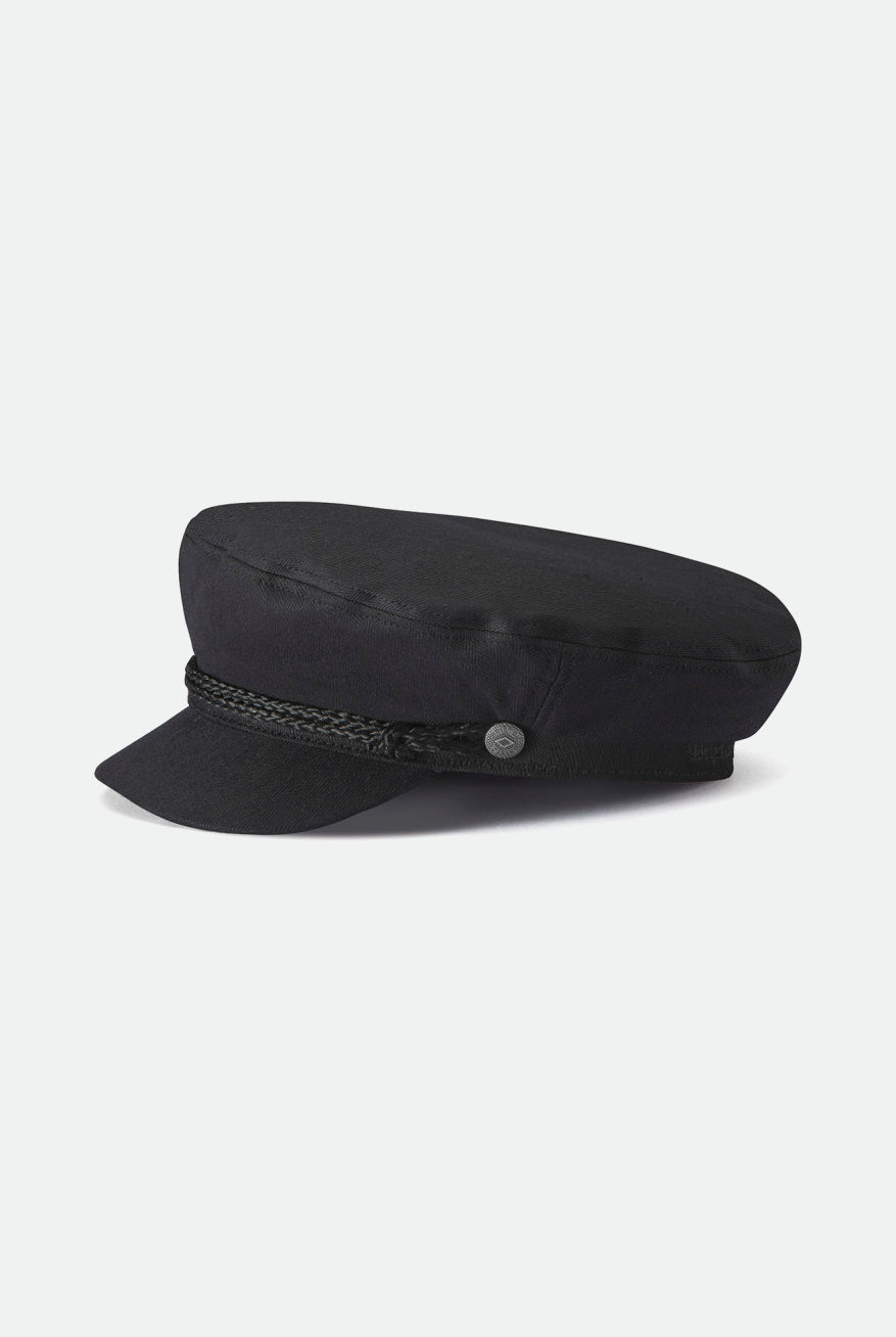 Brixton Unisex Fiddler Fisherman Cap - Black | Main