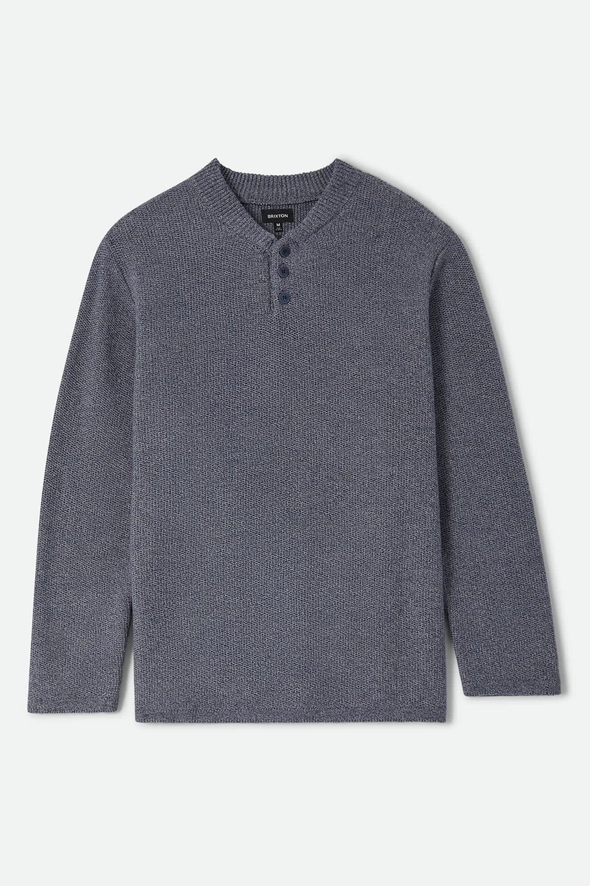 Men's Belgrade Sweater in the color Marled Blue - Front Product View