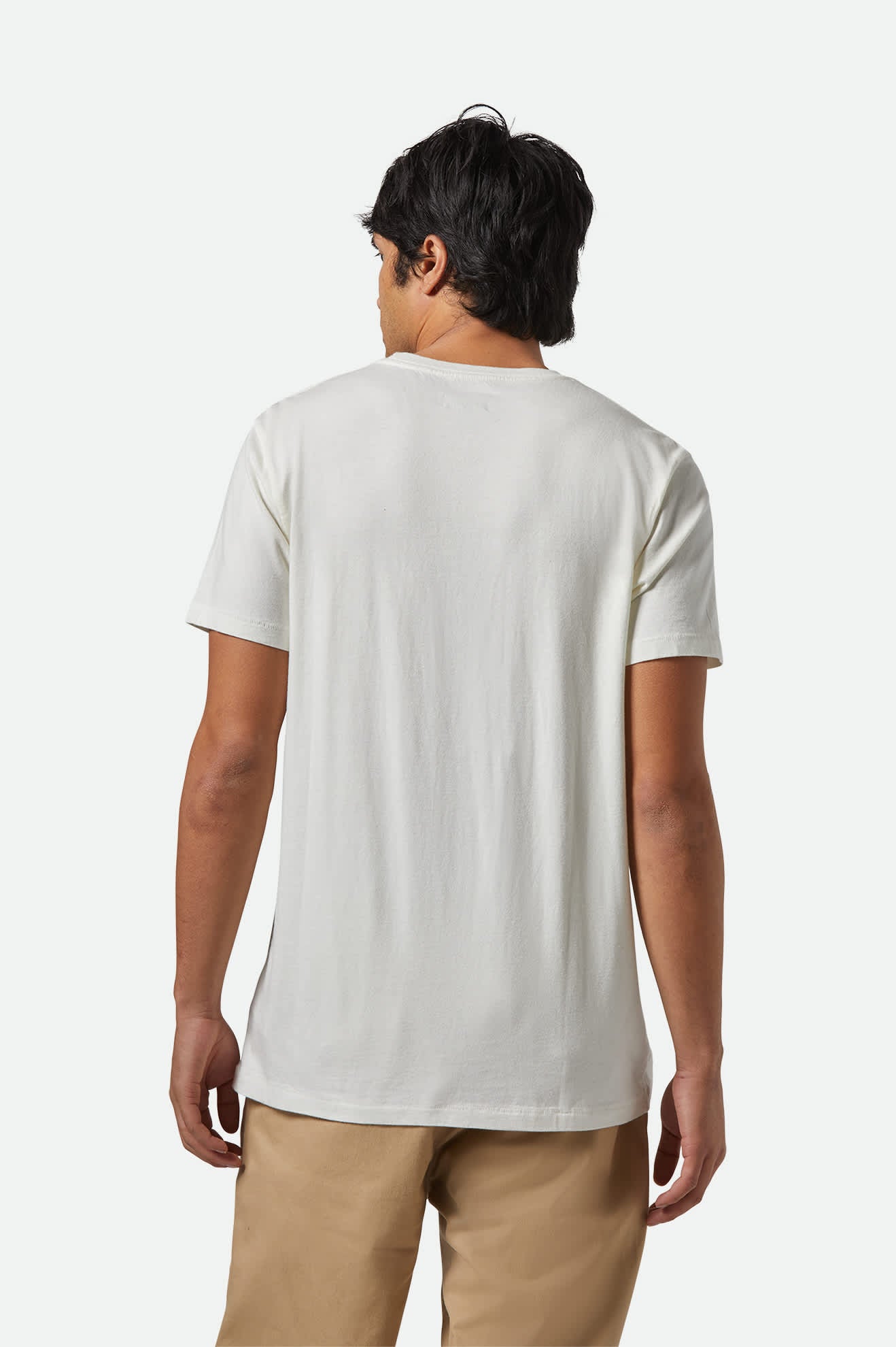 Men's Vintage Reserve S/S T-Shirt in the color Off White Sol Wash - Men's Back View