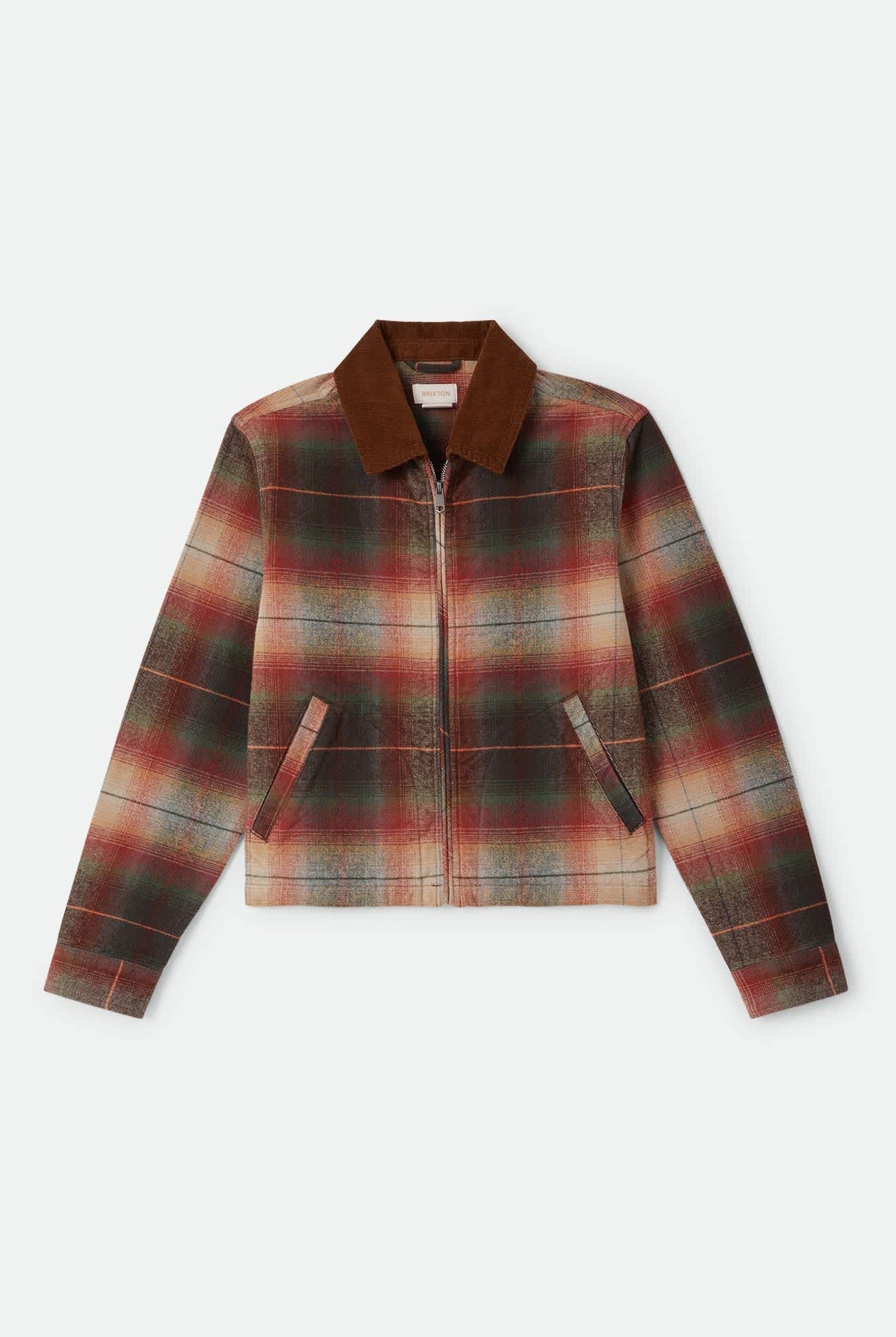 Women's Mechanics Women's Garage Zip Jacket in the color Multi Shadow - Front Product View
