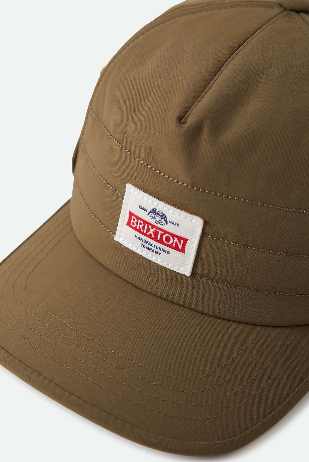 Unisex Trademark Earflap Cap in the color Dark Olive - Additional Laydown image