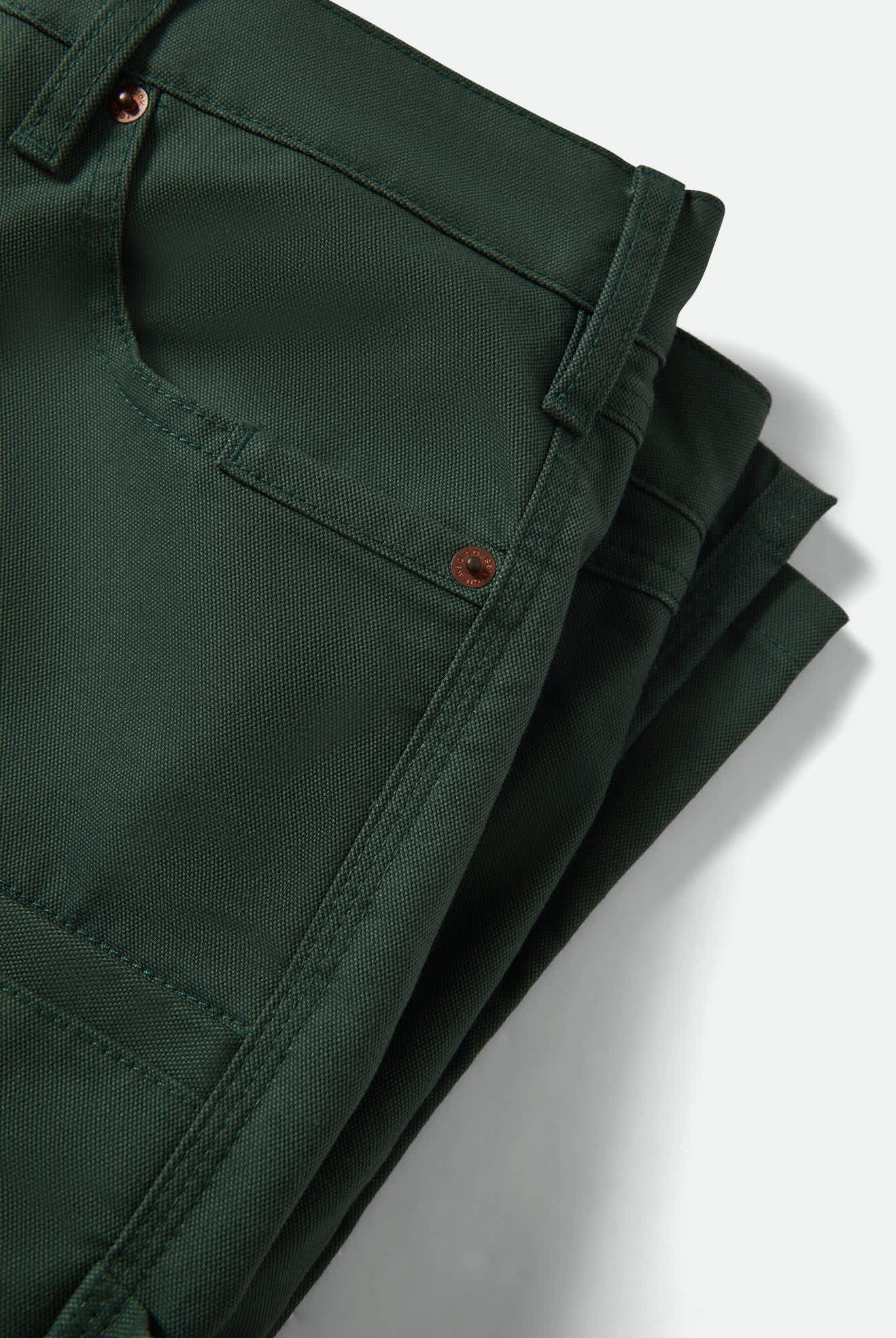 Men's Builders Carpenter Stretch Pant in the color Primary Green - Additional Laydown image