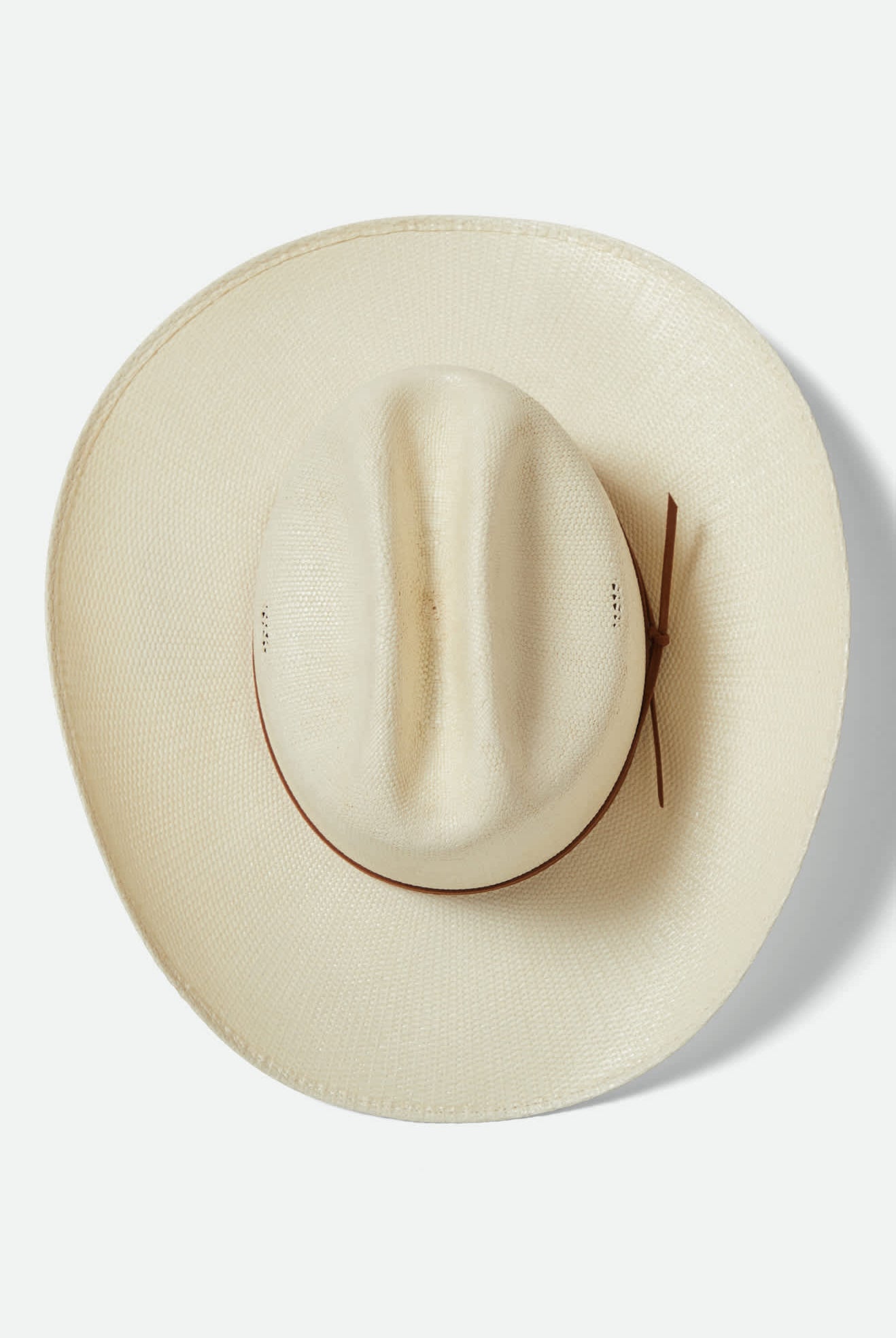 Unisex Laredo Straw Cowboy Hat in the color Bone - Additional Laydown image