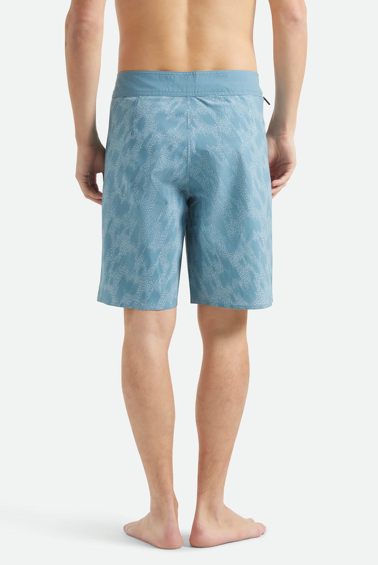 Men's Blitz Boardshort 19" in the color Trooper Crackle Paint - Men's Back View