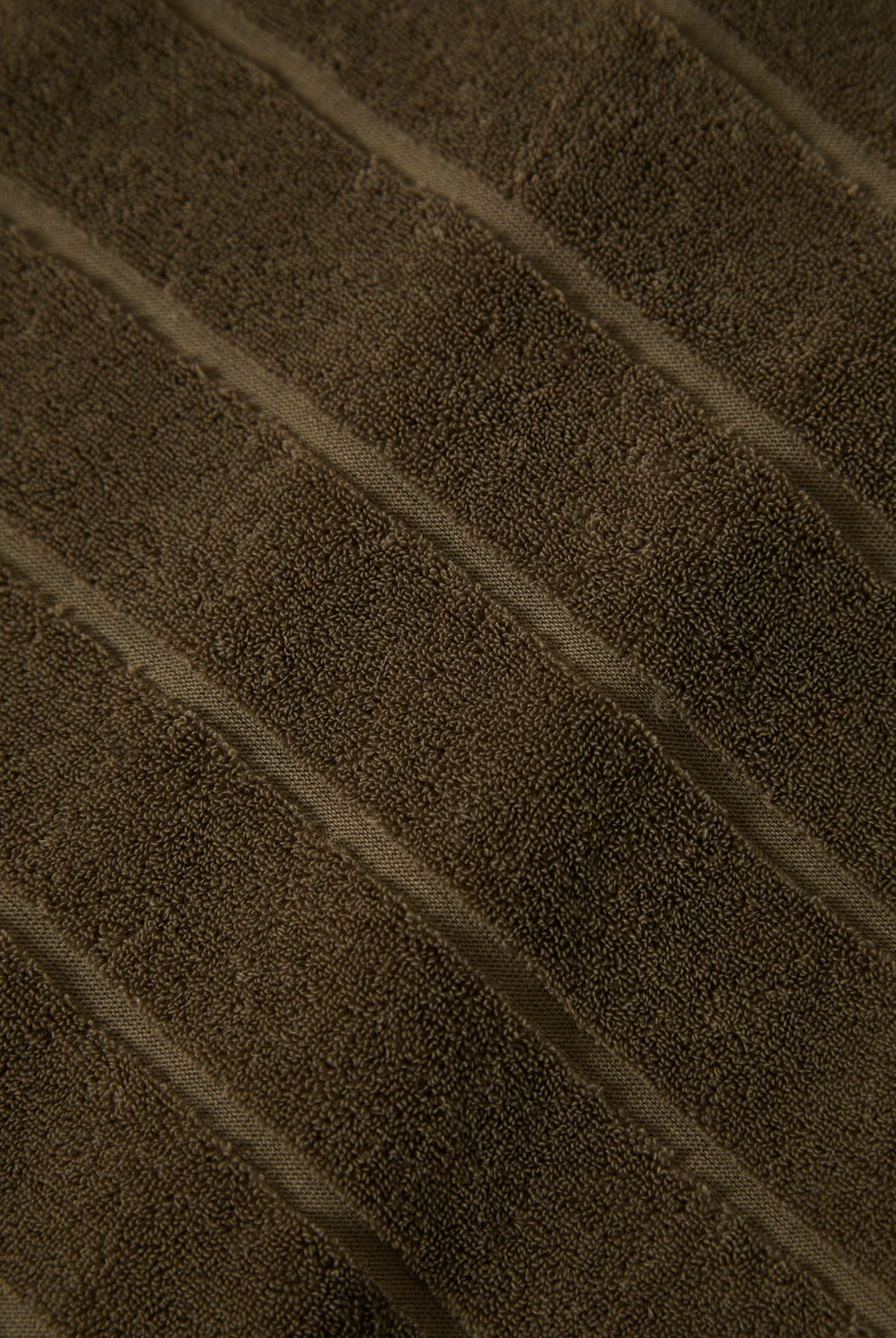 Men's Weekend Terry Cloth S/S Polo in the color Ivy Green - Additional Laydown image