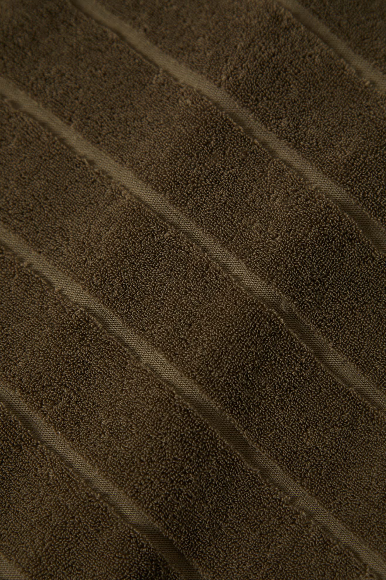 Men's Weekend Terry Cloth S/S Polo in the color Ivy Green - Additional Laydown image