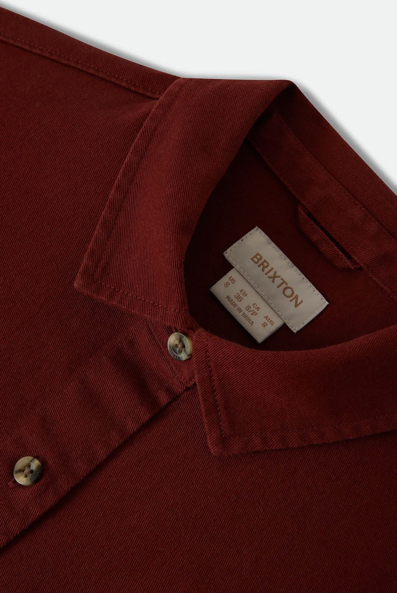 Women's Mechanics Women's Shirt in the color Dark Brick - Additional Laydown image