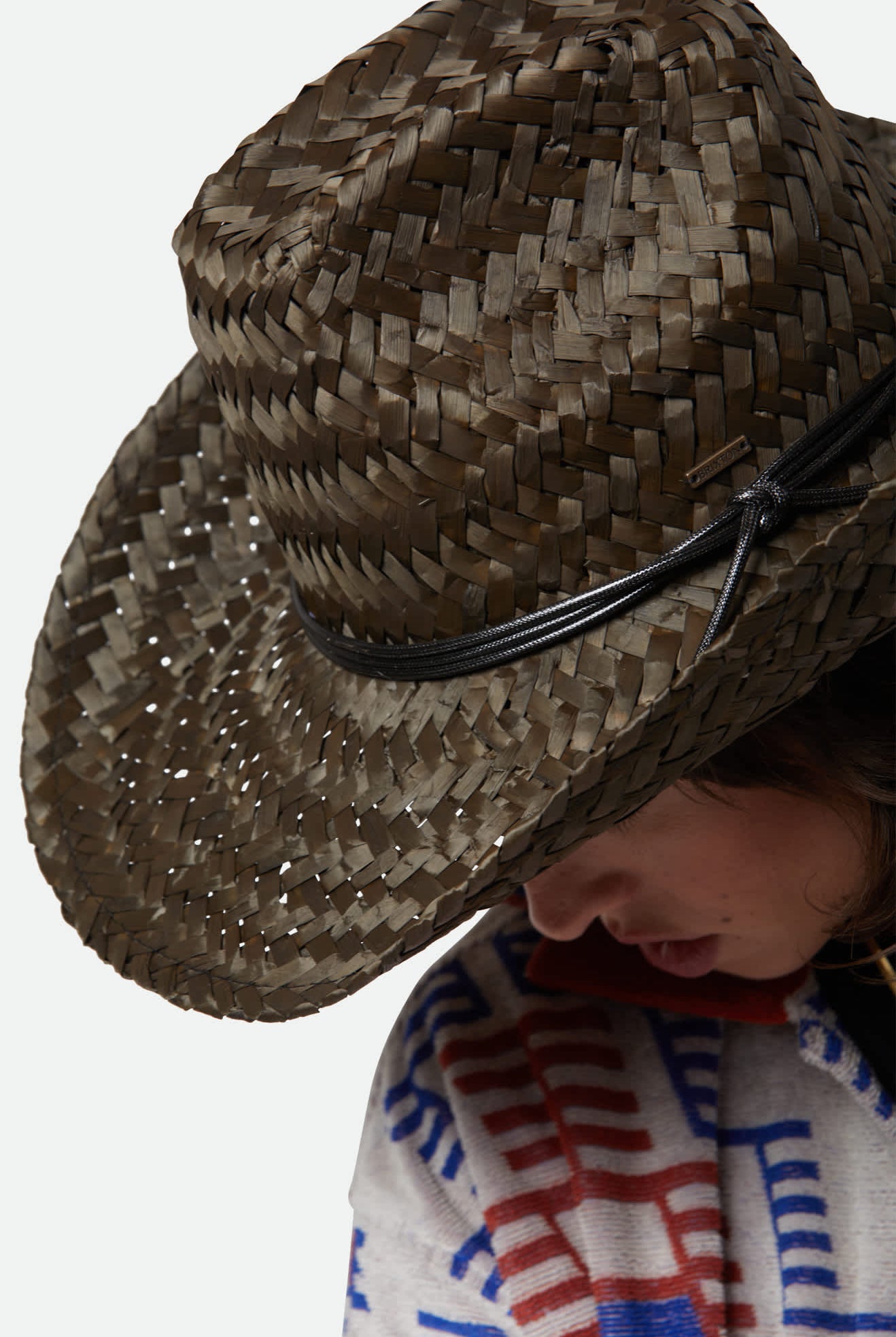 Unisex Houston II Straw Cowboy Hat in the color Black - Additional Fit image