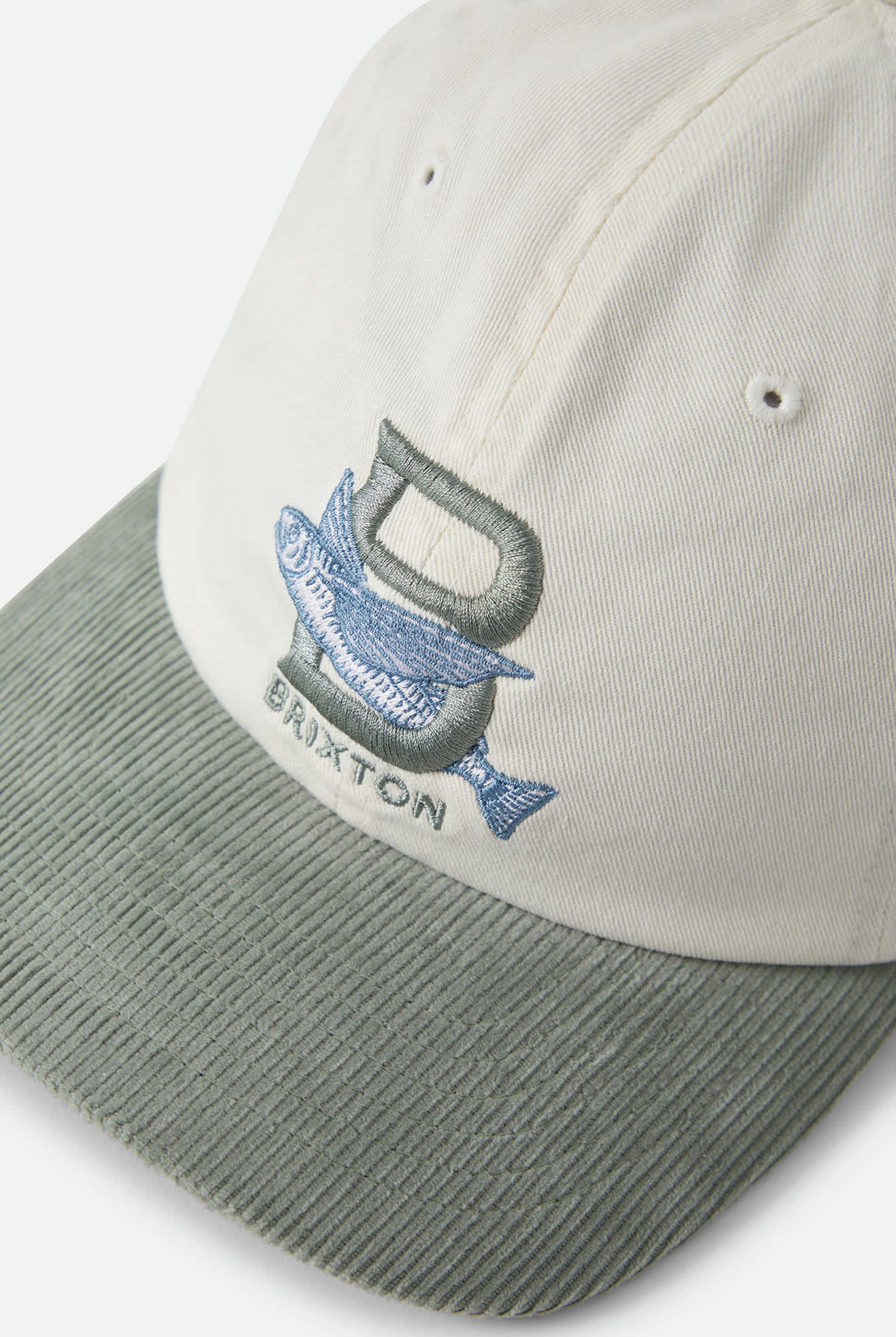 Unisex Flying Fish Parsons Snapback in the color Off White/Desert Sage - Additional Laydown image