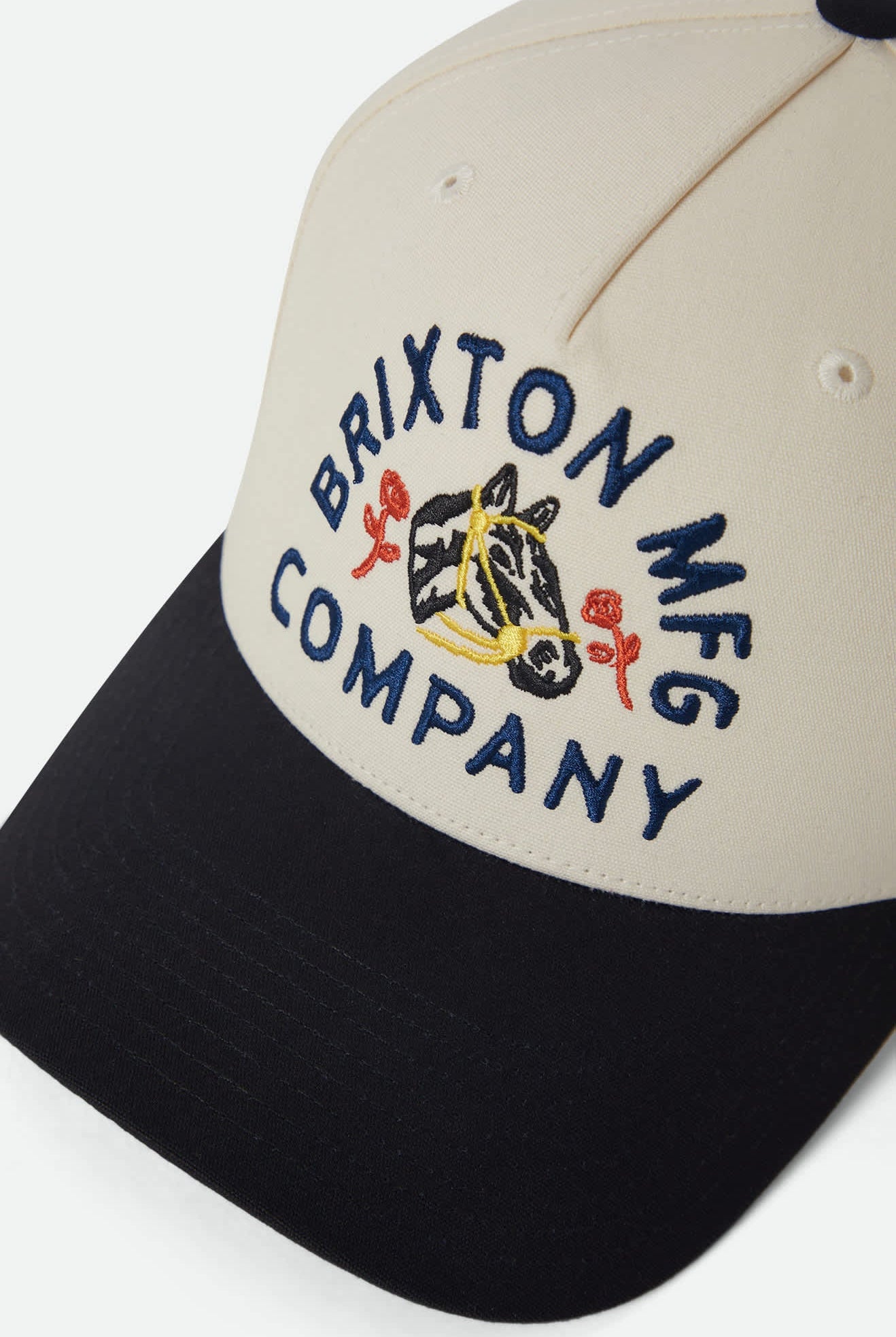 Unisex Trophy Horse NetPlus Snapback in the color Black/Off White - Additional Laydown image