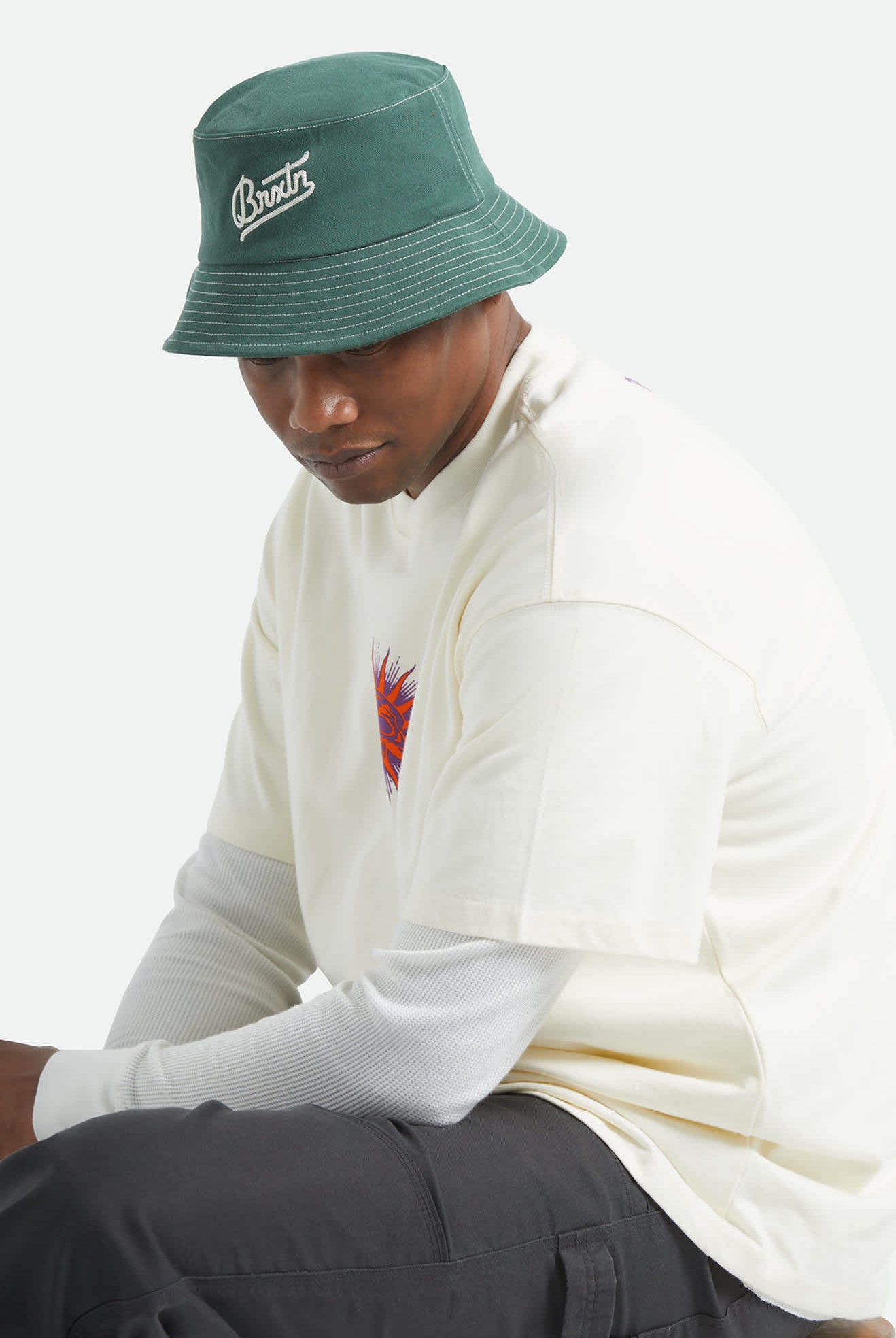 Unisex Eldon Packable Bucket Hat in the color Primal Green - Additional Fit image