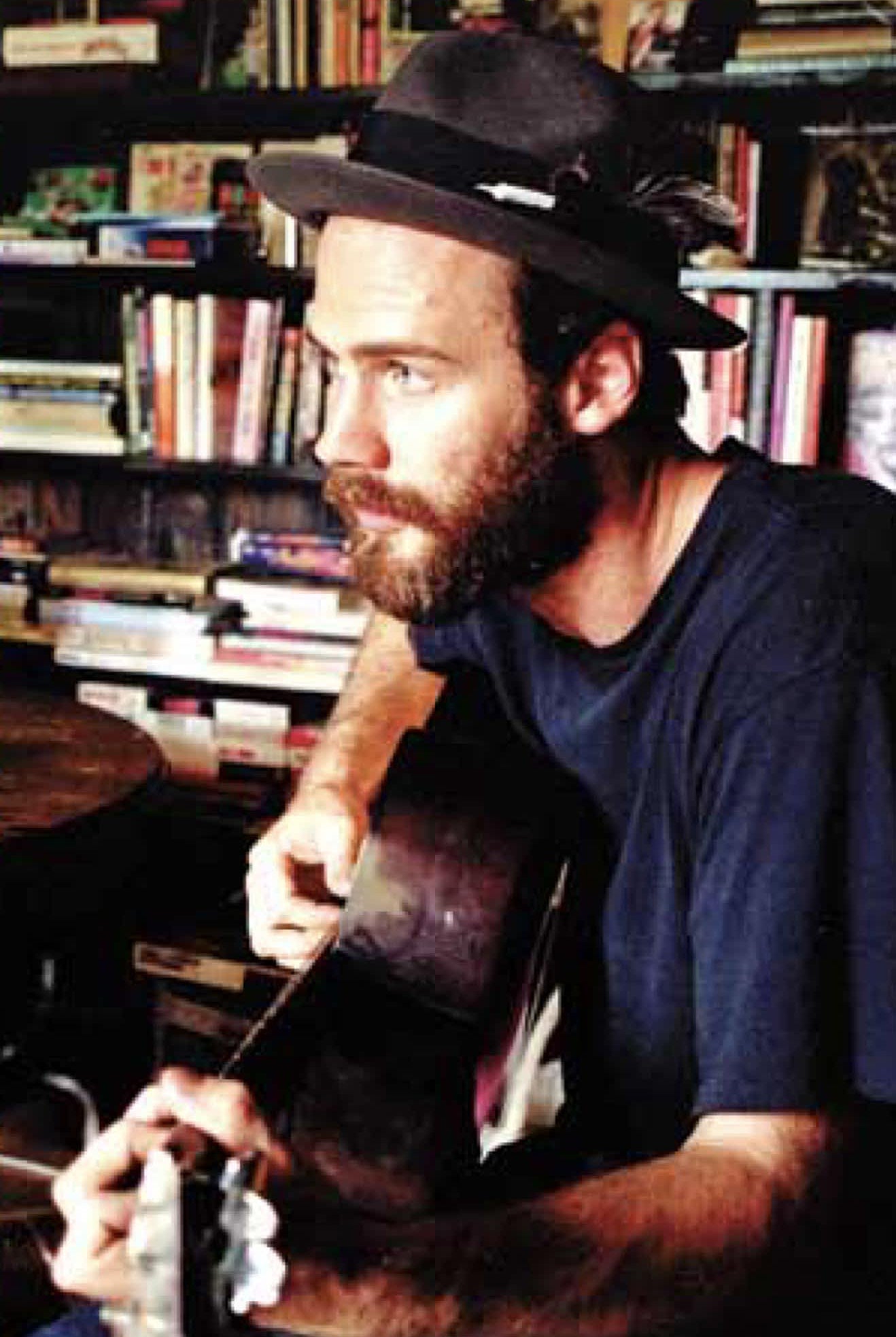 Unisex Stout Pork Pie in the color Black/Black - Additional Fit image