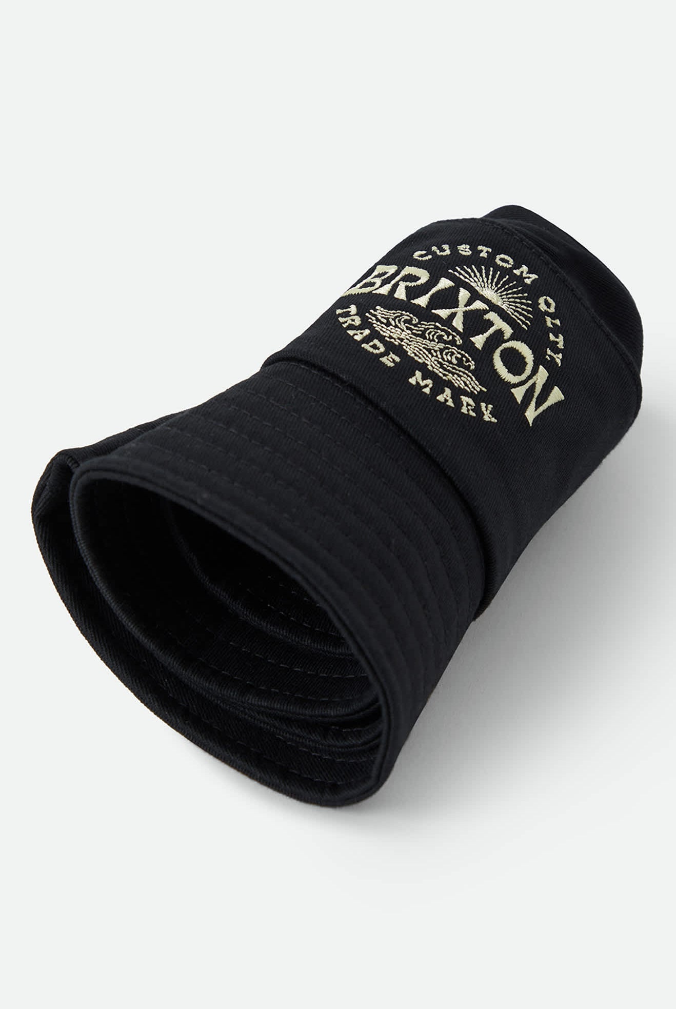 Unisex Current Packable Bucket Hat in the color Black - Additional Laydown image