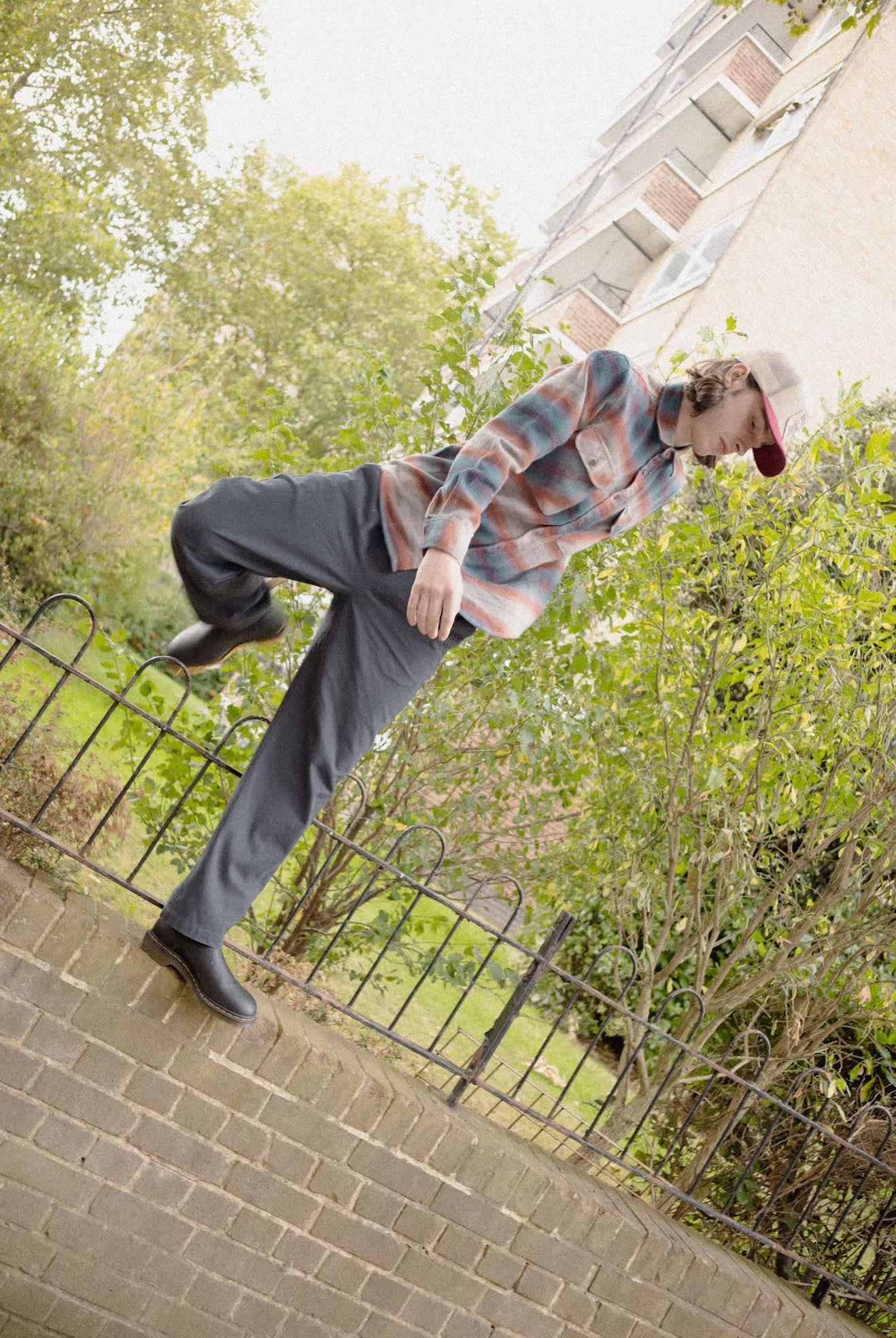 Men's Bowery Flannel in the color Multi Shadow - Men's Lifestyle image