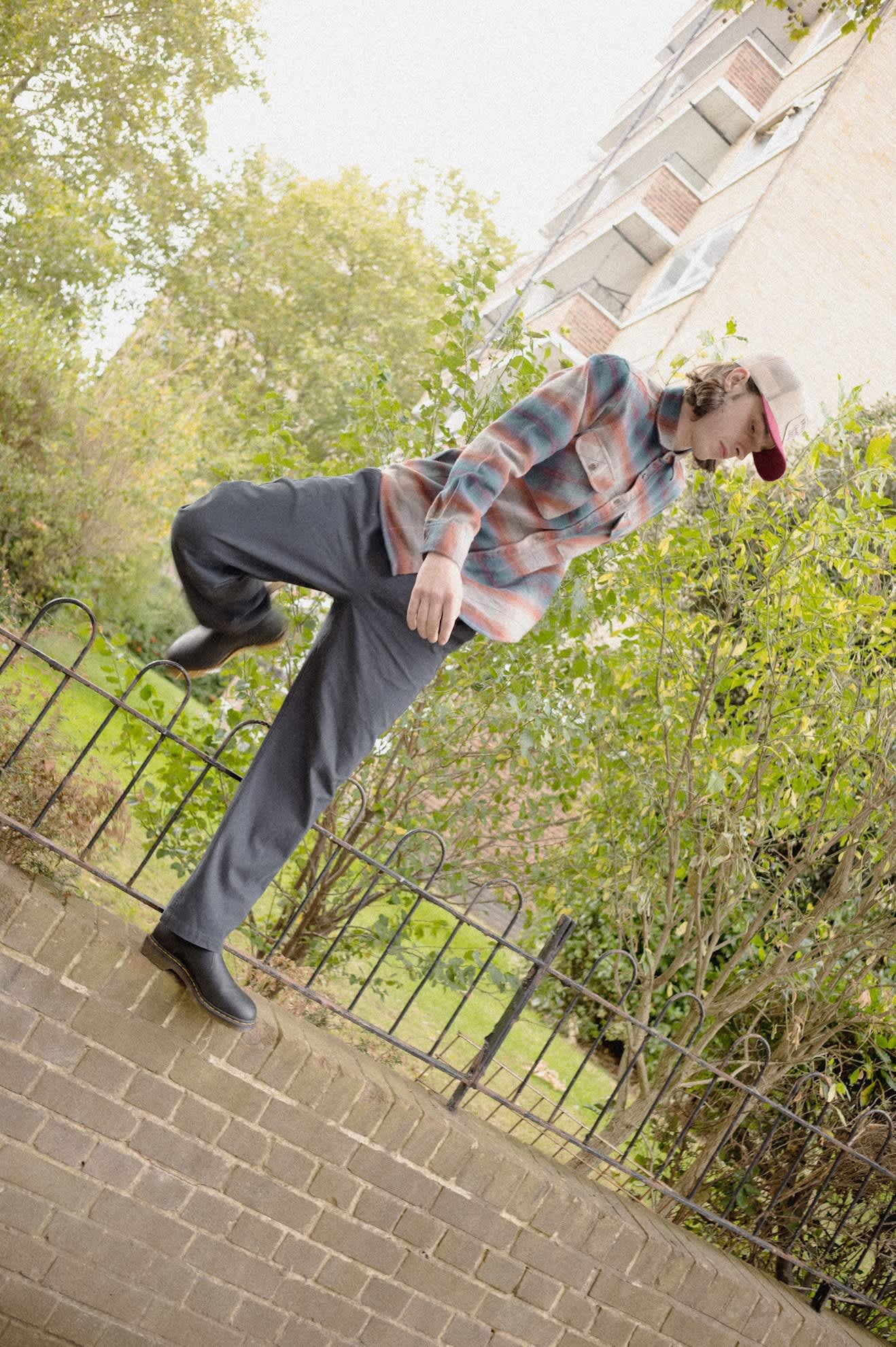 Men's Bowery Flannel in the color Multi Shadow - Men's Lifestyle image