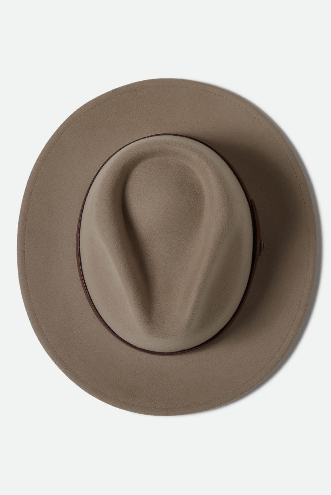 Unisex Messer Fedora in the color Light Tan - Additional Laydown image