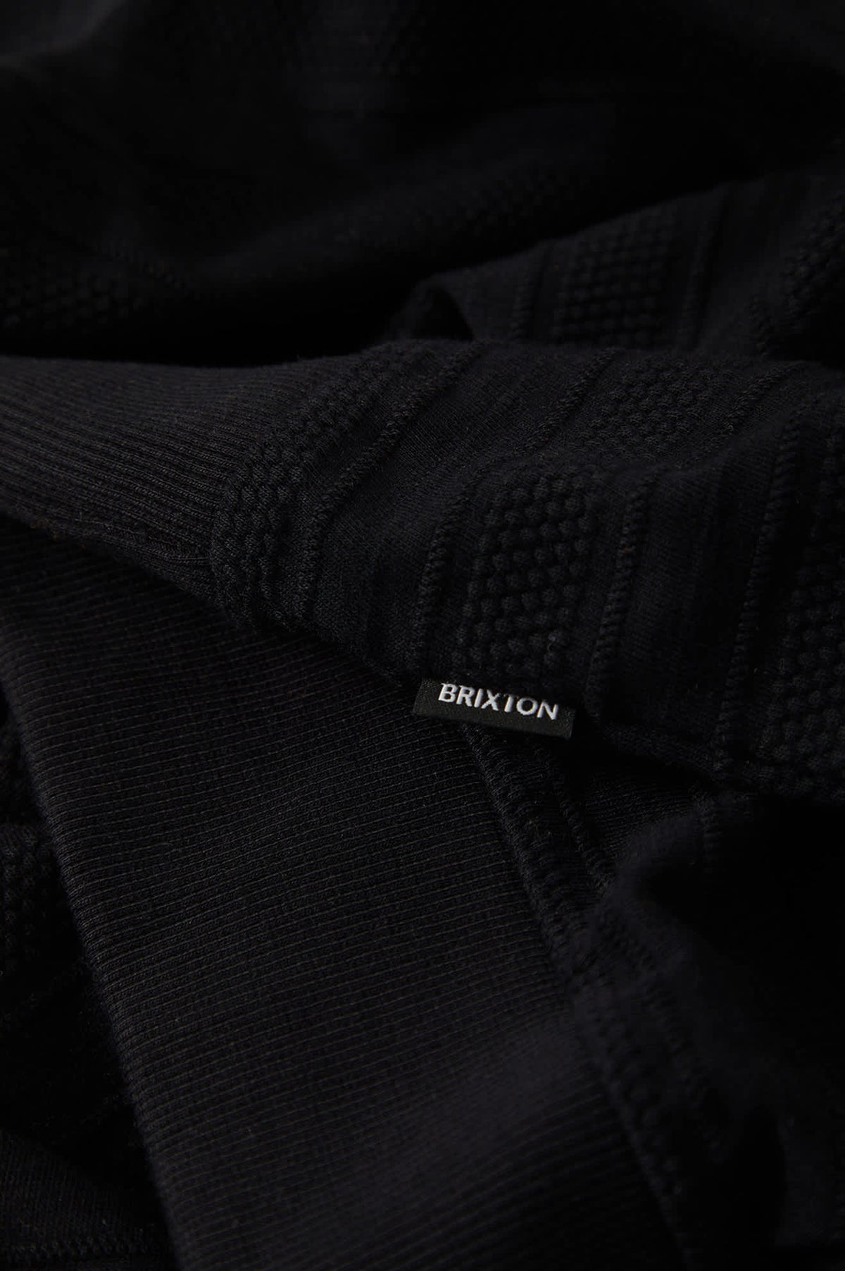 Men's Stereo Polo in the color Black - Additional Laydown image