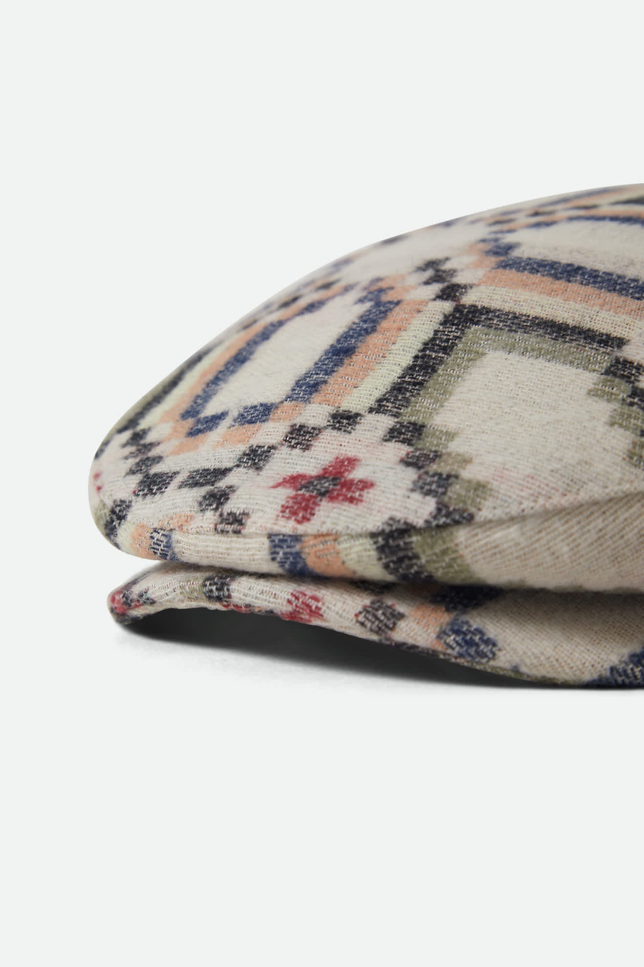 Unisex Hooligan Flat Cap in the color Digi Tile Flannel - Additional Laydown image