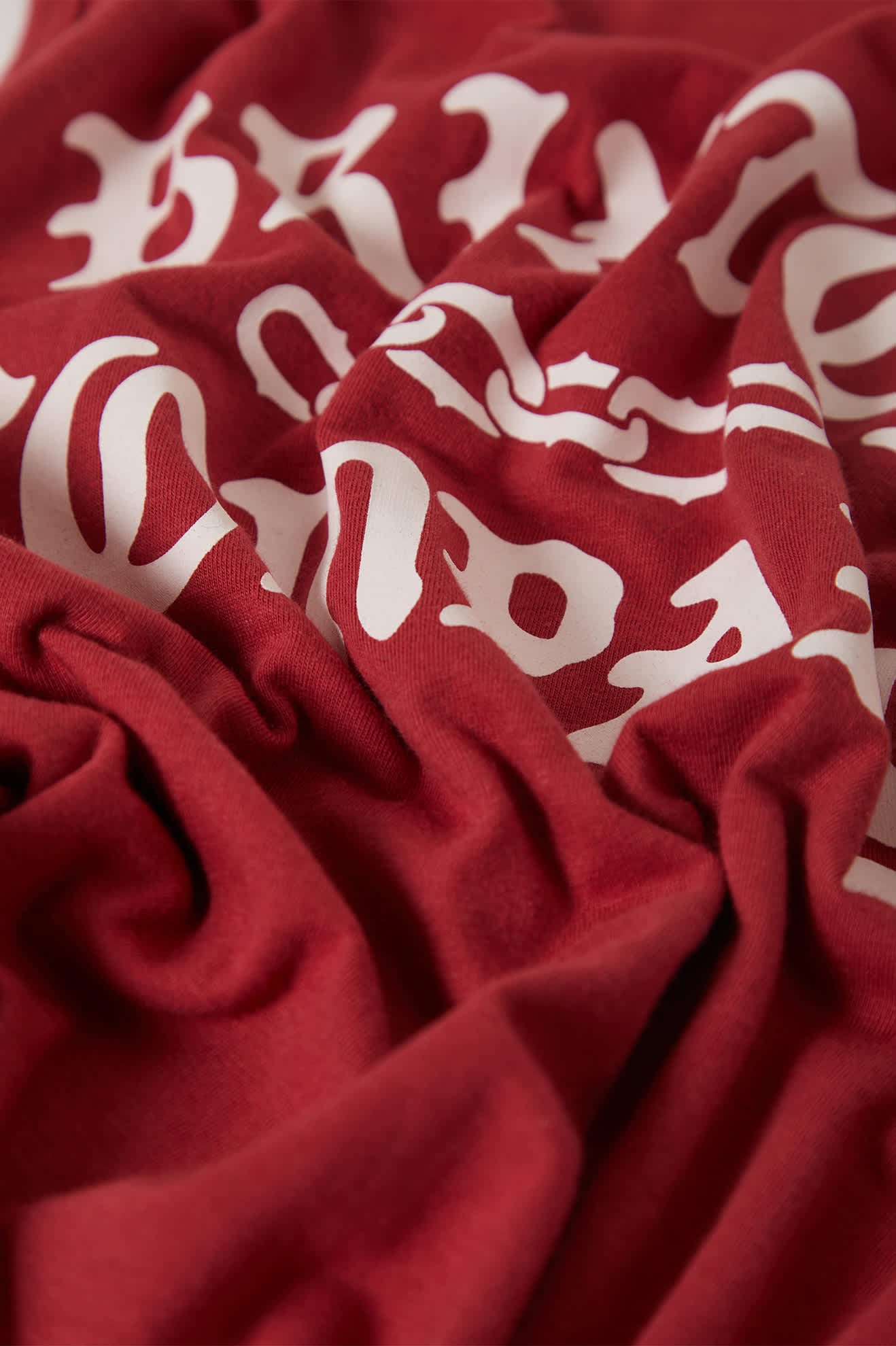 Men's Chains Tank Top in the color Robust Red - Additional Laydown image