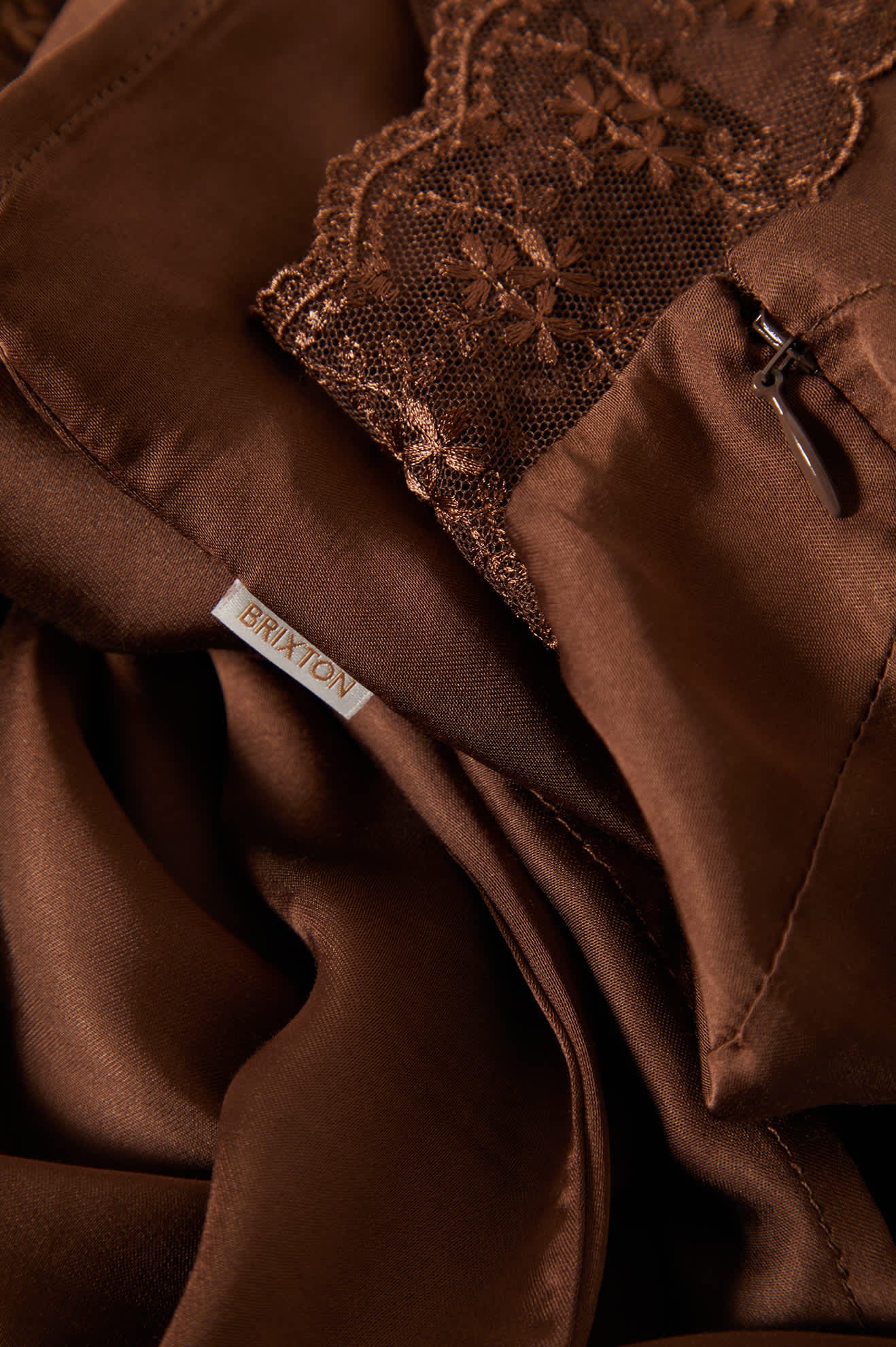 Women's The Ridge Slip Dress in the color Pinecone Brown - Additional Laydown image