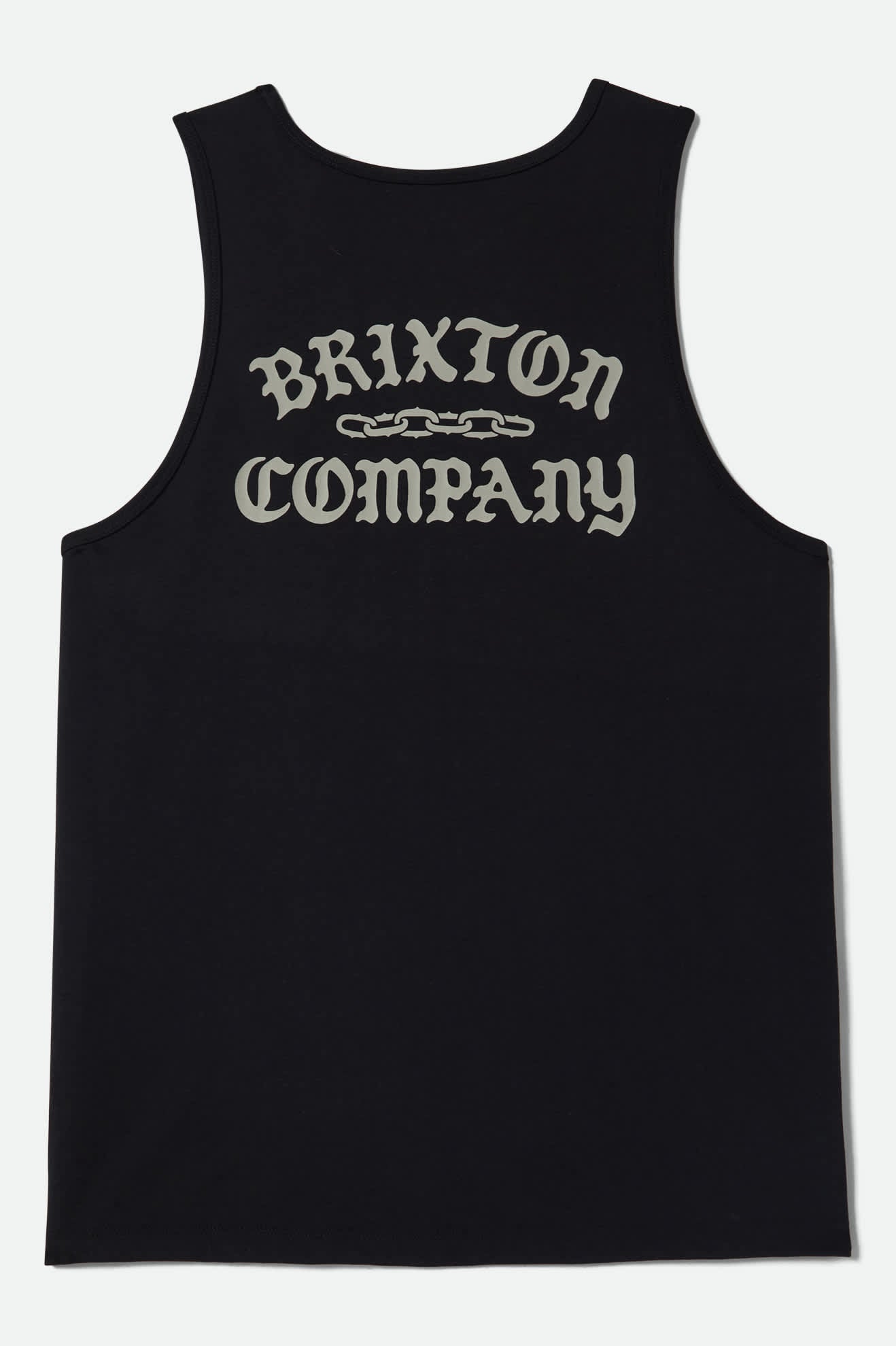 Men's Chains Tank Top in the color Black - Additional Laydown image