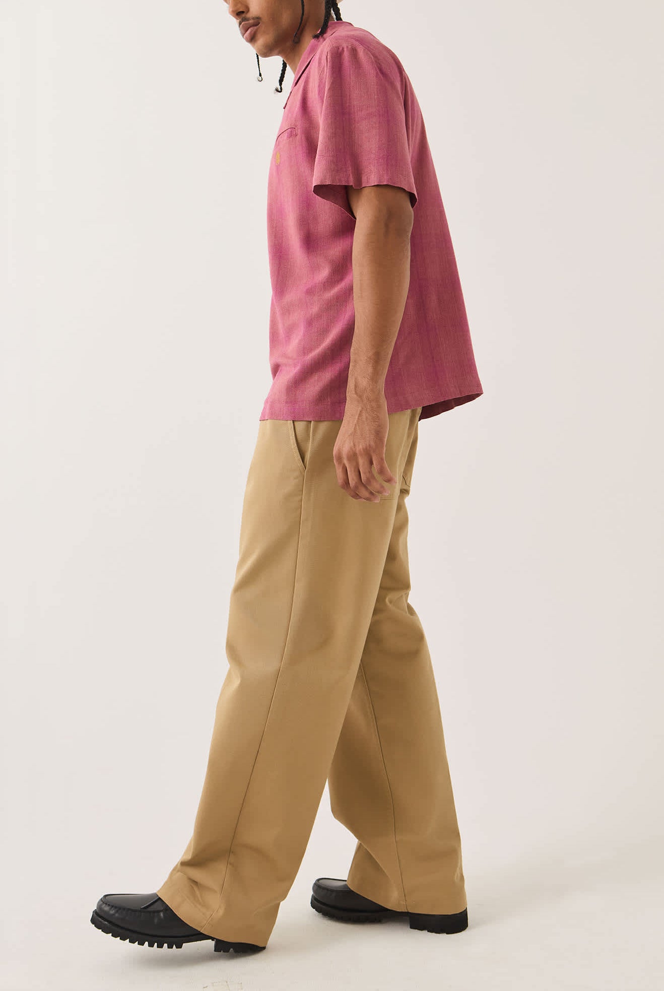 Men's Trademark Chino Pant in the color British Khaki - Additional Fit image
