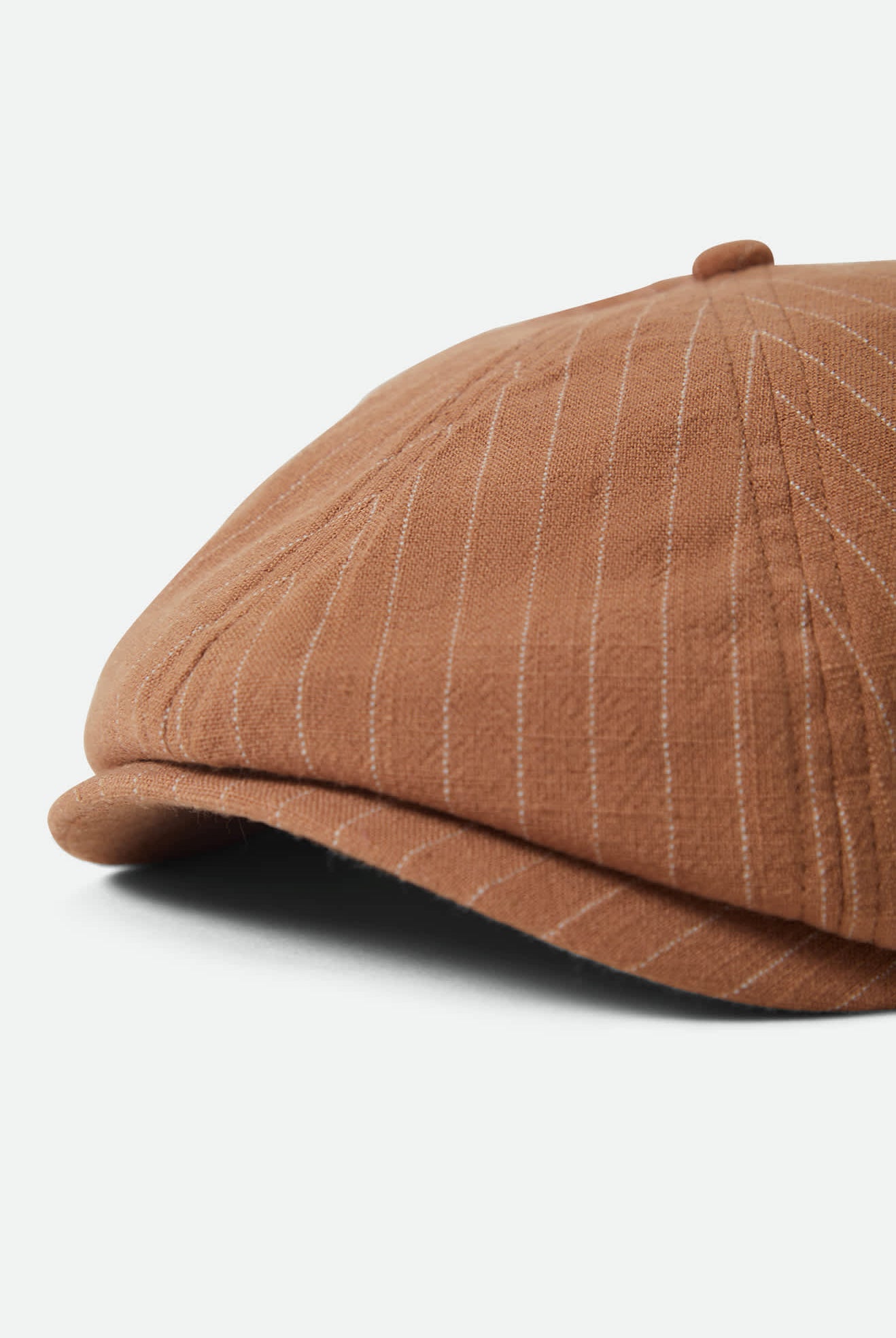 Unisex Brood Newsboy Cap in the color Italian Clay Linen - Additional Laydown image