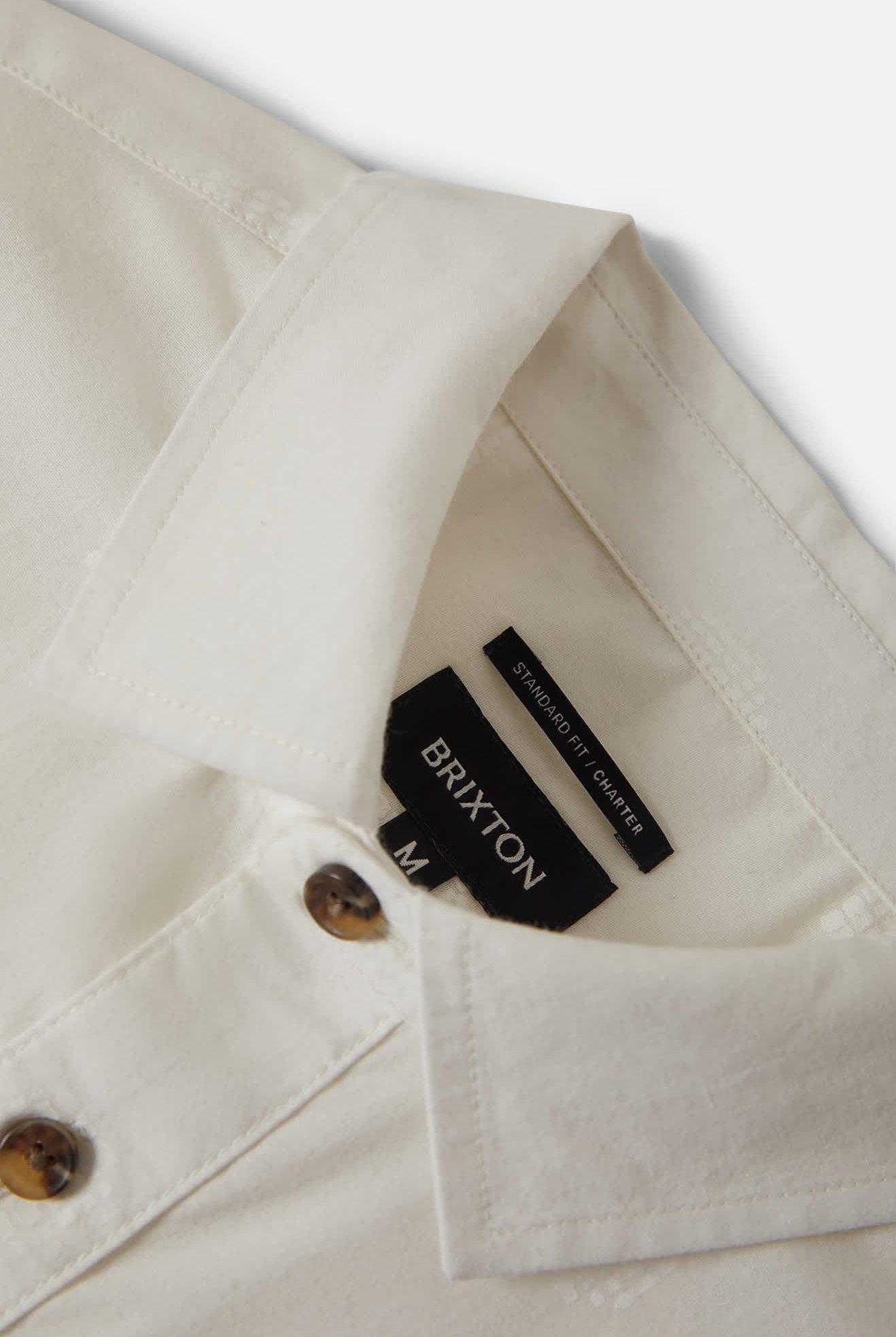 Men's Charter Print Short Sleeve Shirt in the color Off White Geo - Additional Laydown image