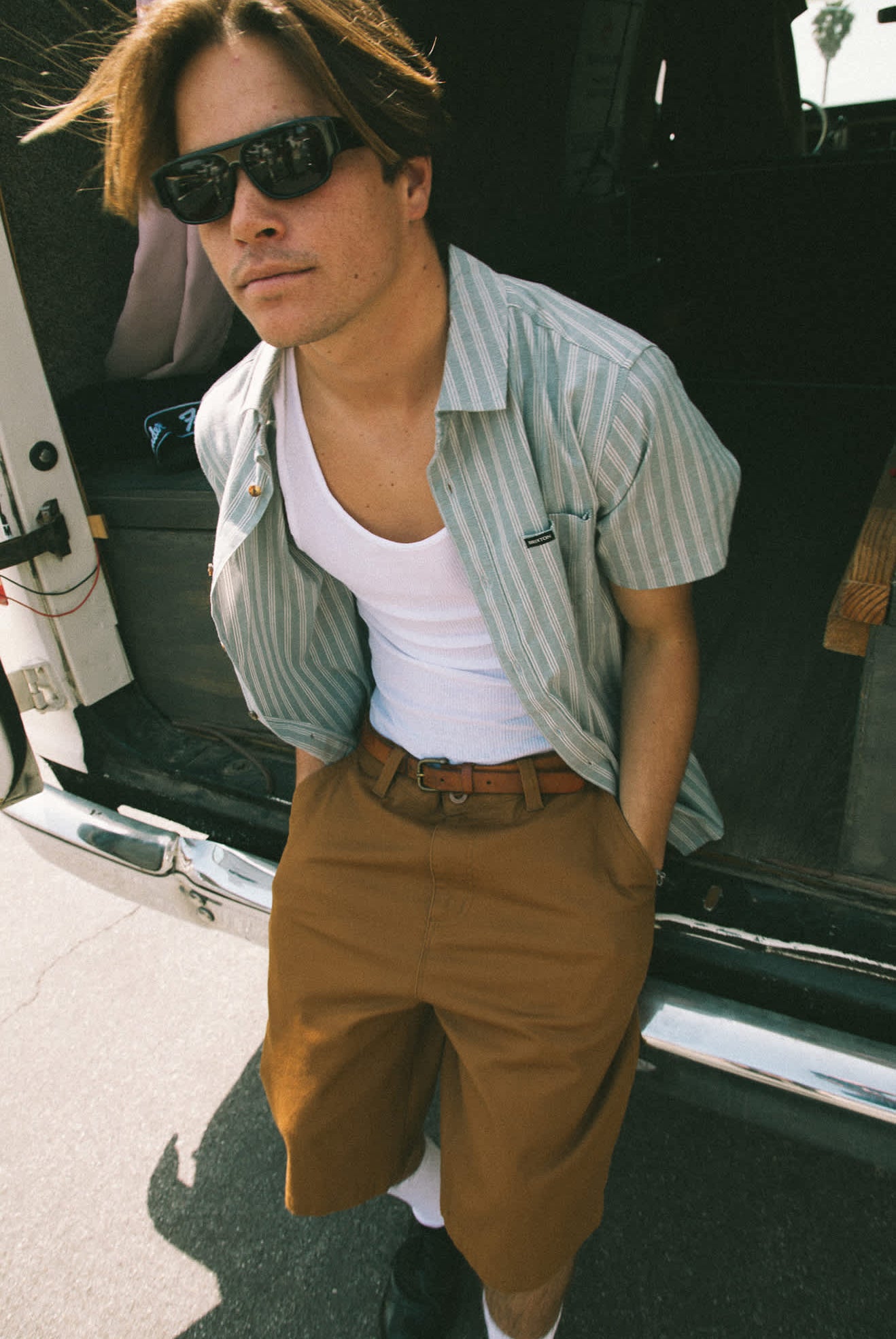 Men's Choice Chino Baggy Short in the color Washed Copper - Men's Lifestyle image