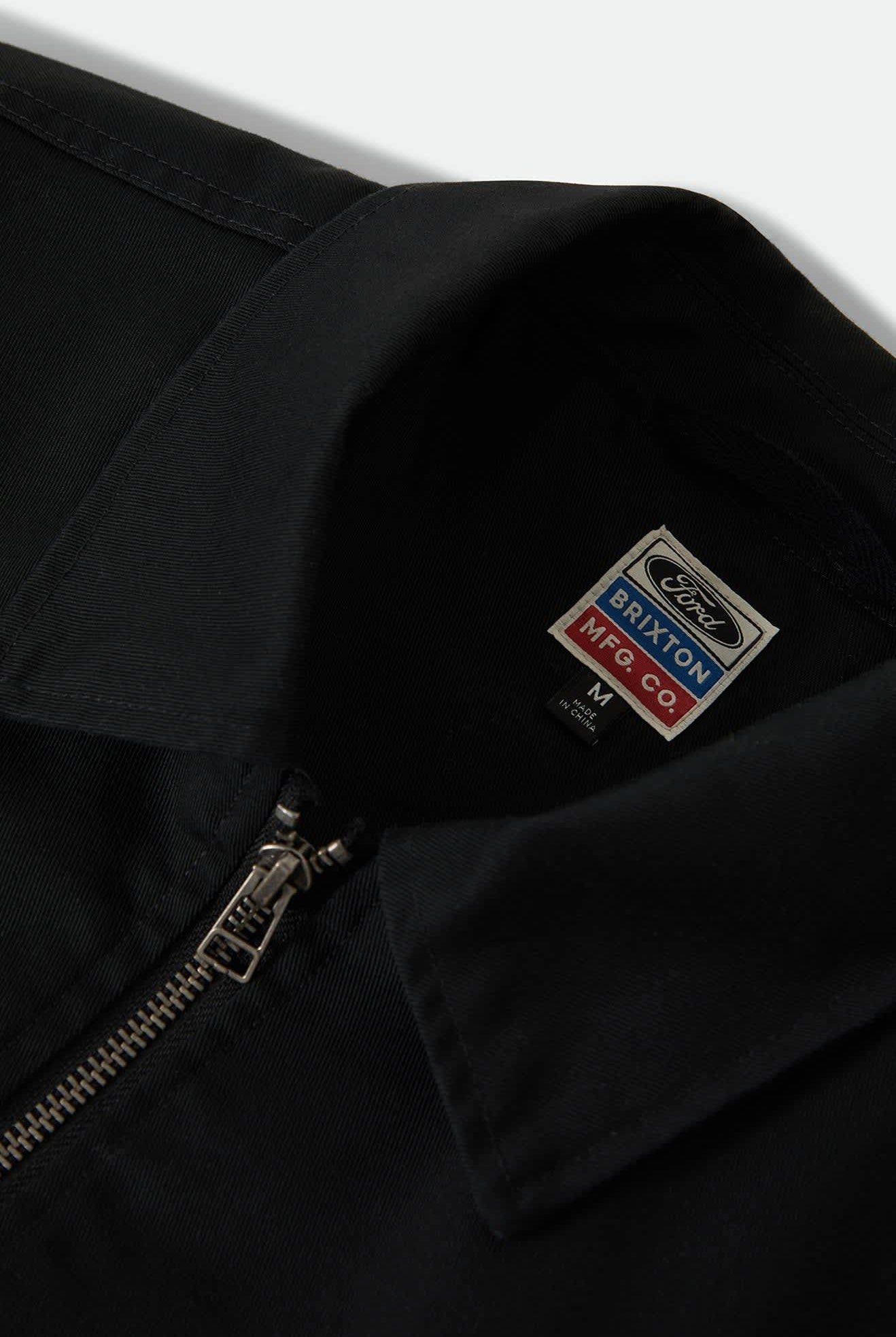 Unisex Ford Built Tough Harrington Jacket in the color Burnt Rubber - Additional Laydown image