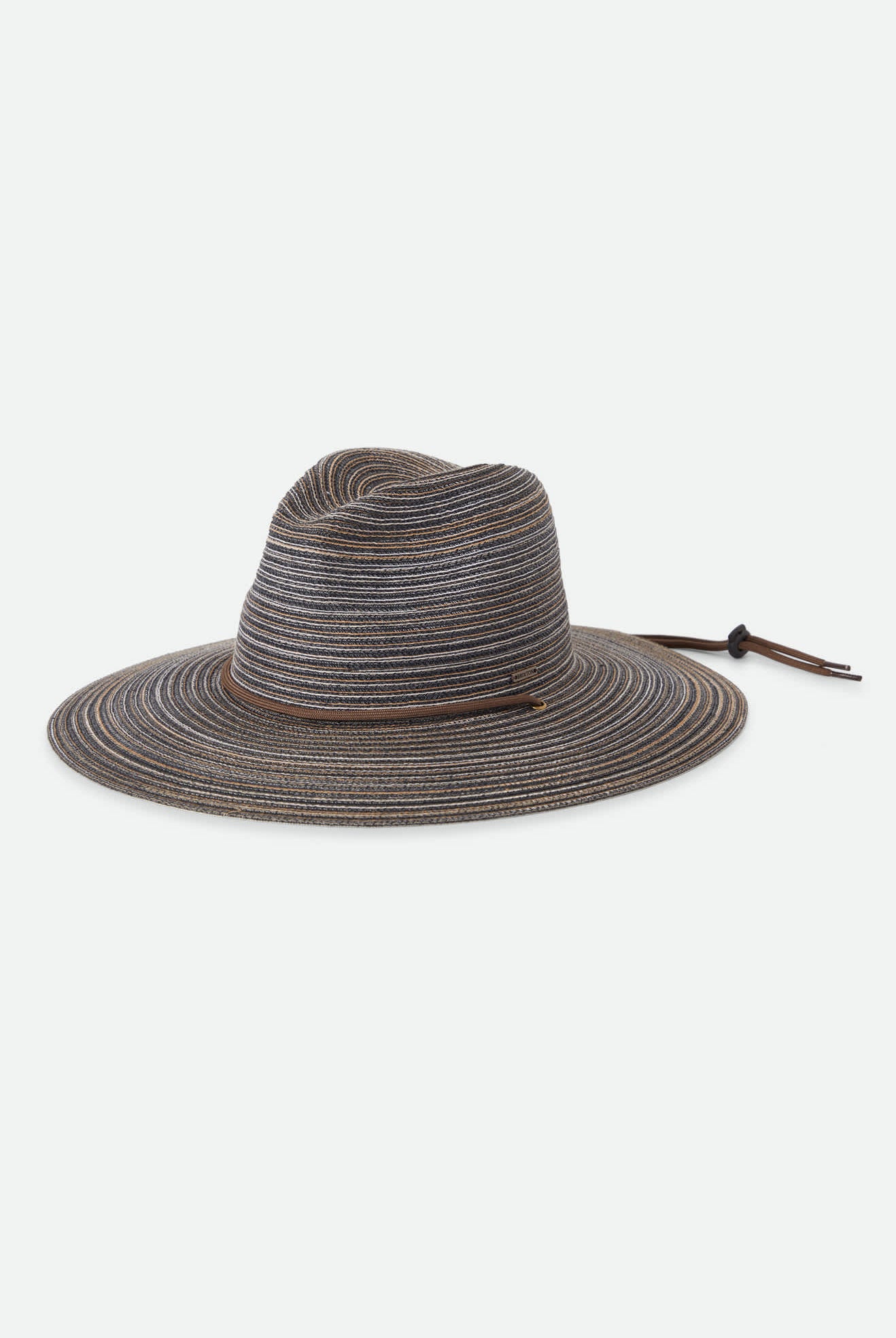 Unisex Mitch Packable Sun Hat in the color Brown - Front Product View