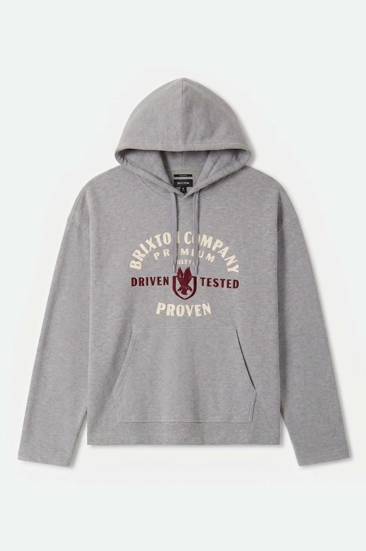 Men's Benched Hoodie in the color Heather Grey - Front Product View