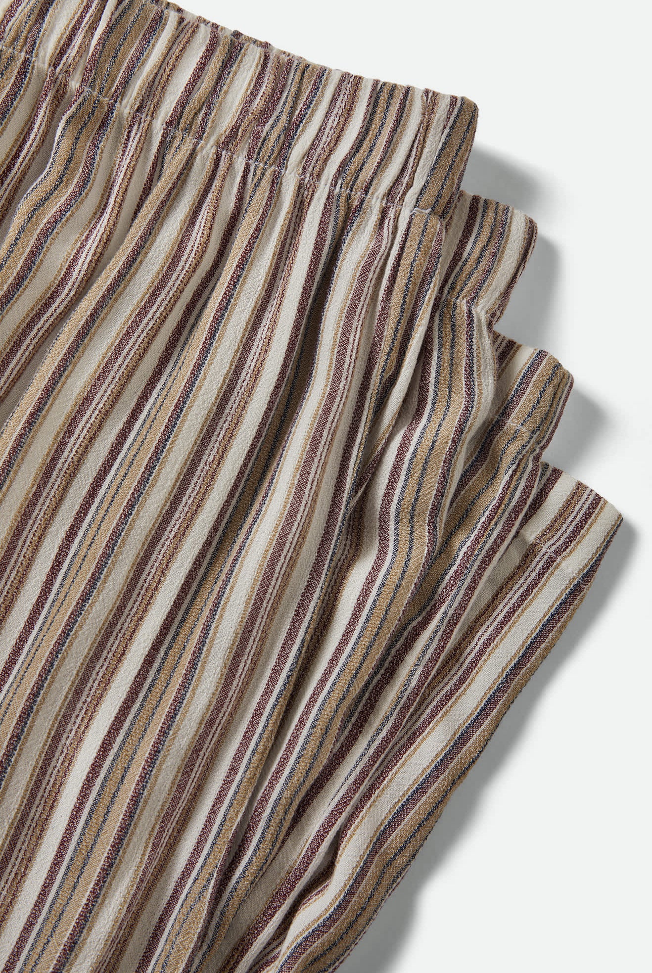 Women's The Alley Lounge Pant in the color Worn In Robust Red Stripe - Additional Laydown image