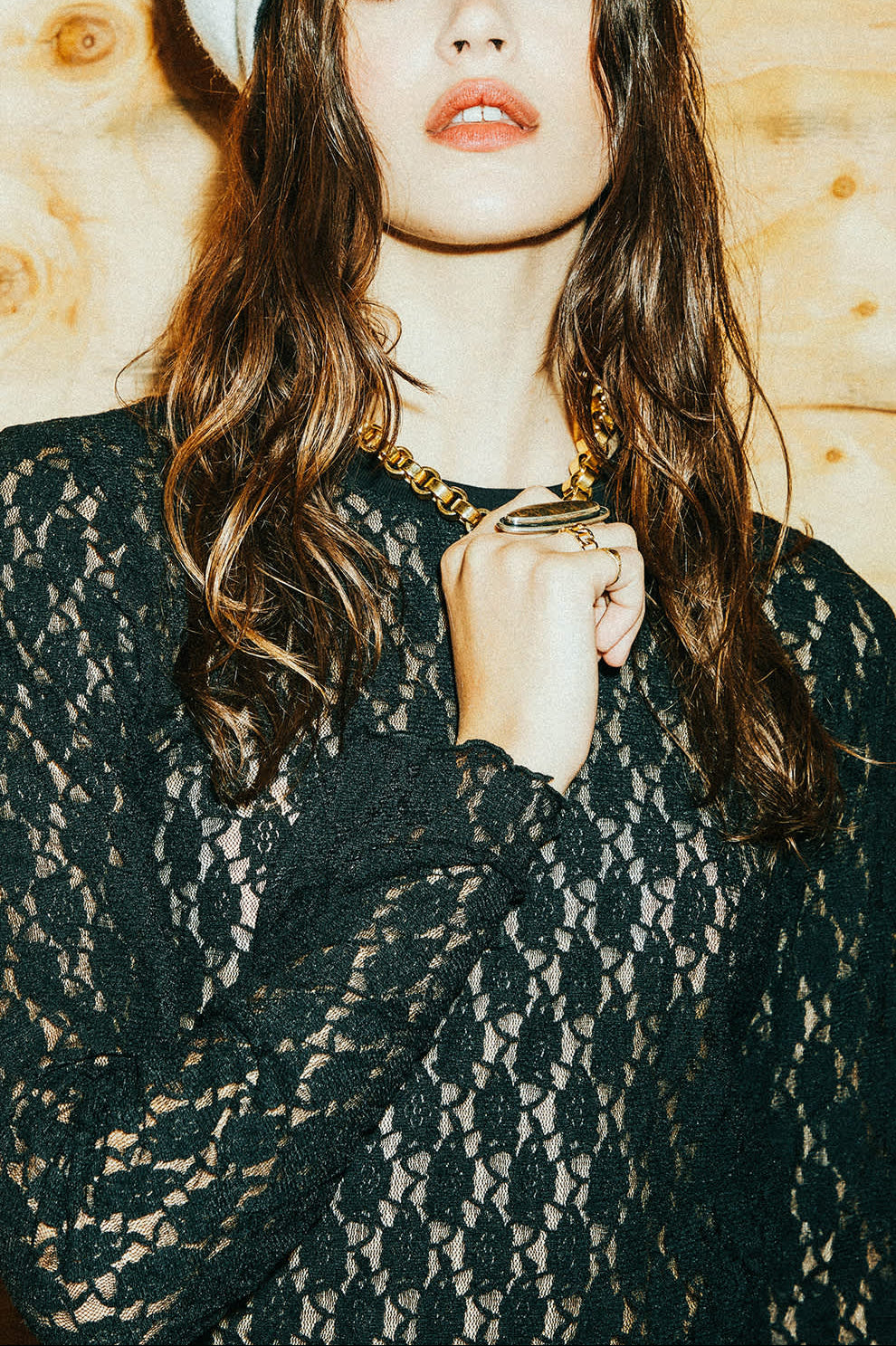 Women's Dolly Slim L/S Knit T-Shirt in the color Black - Women's Lifestyle image