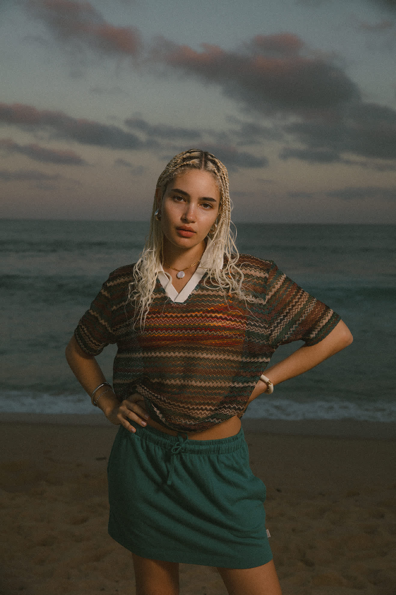 Women's Carefree Organic Garment Dye Lounge Short in the color Washed Mediterranean Teal - Men's Lifestyle image