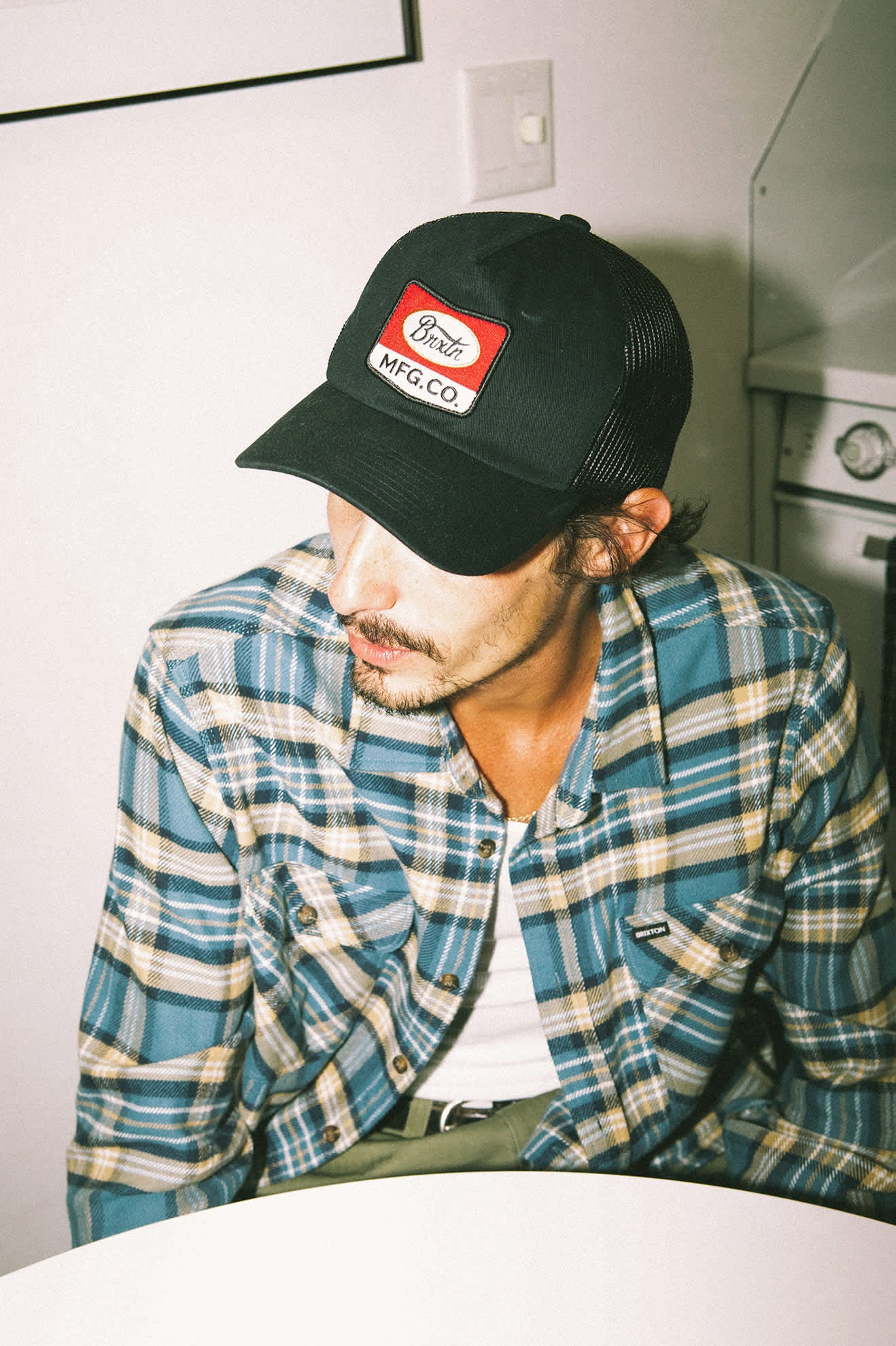 Unisex Phillips Netplus Trucker Hat in the color Black/Black - Men's Lifestyle image