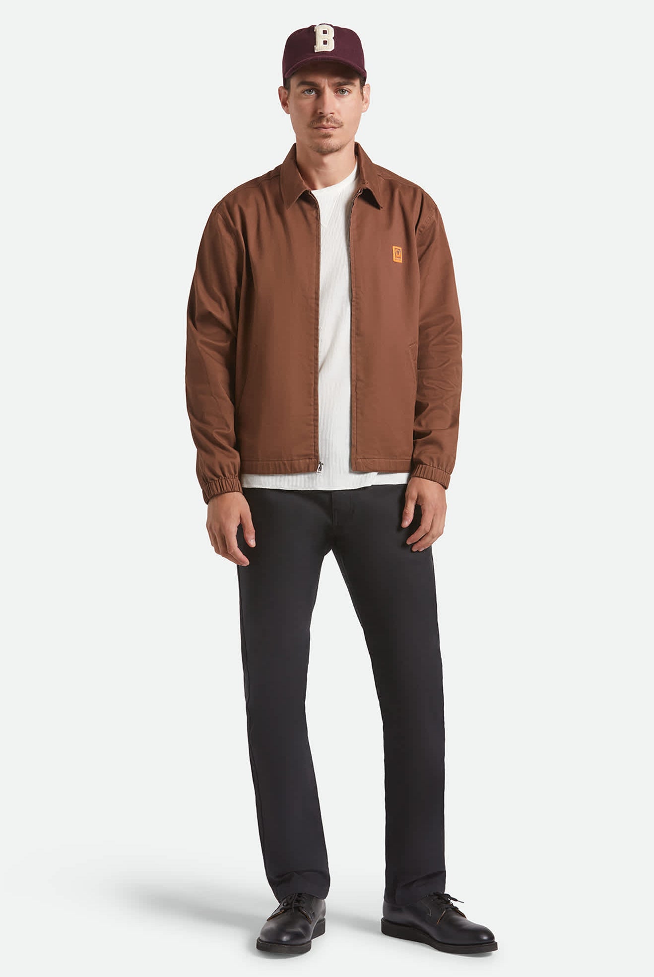 Men's Builders 5-Pocket Stretch Pant in the color Black - Additional Fit image